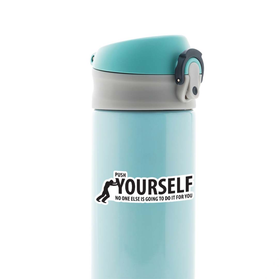 Push Yourself Motivational Stickers