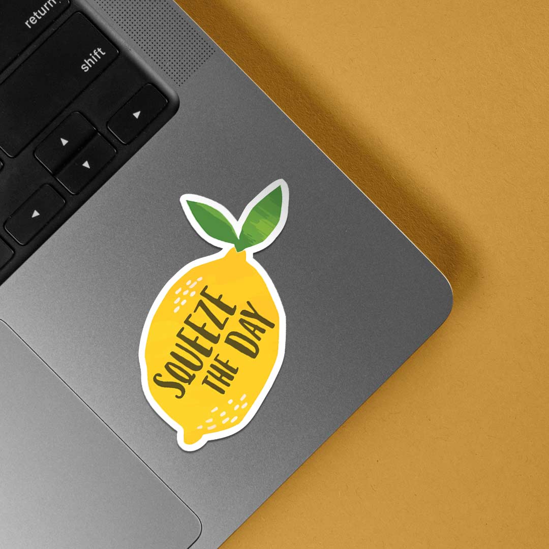 Squeeze the day Motivational Stickers