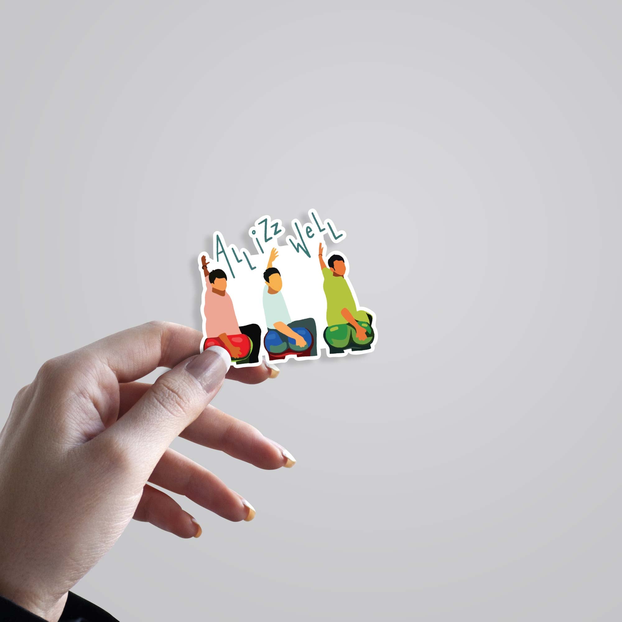 All izz well Movies Stickers