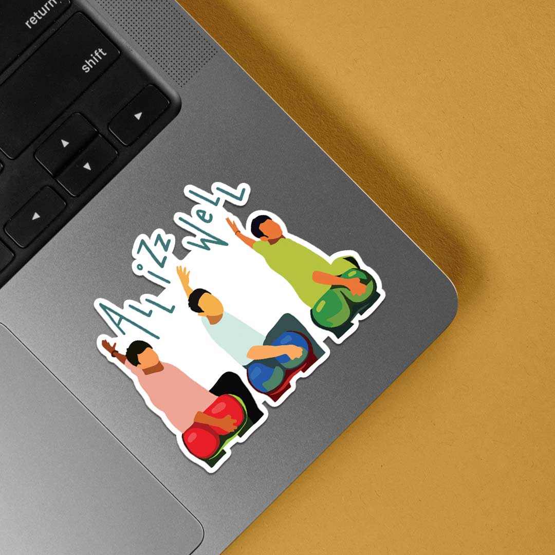 All izz well Movies Stickers