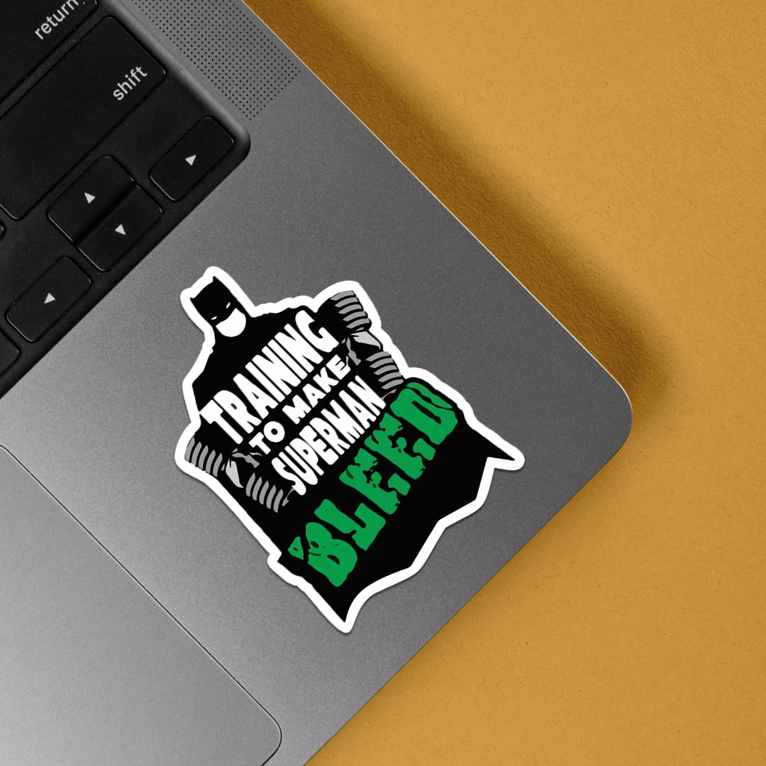 Training to make superman bleed Movies Stickers