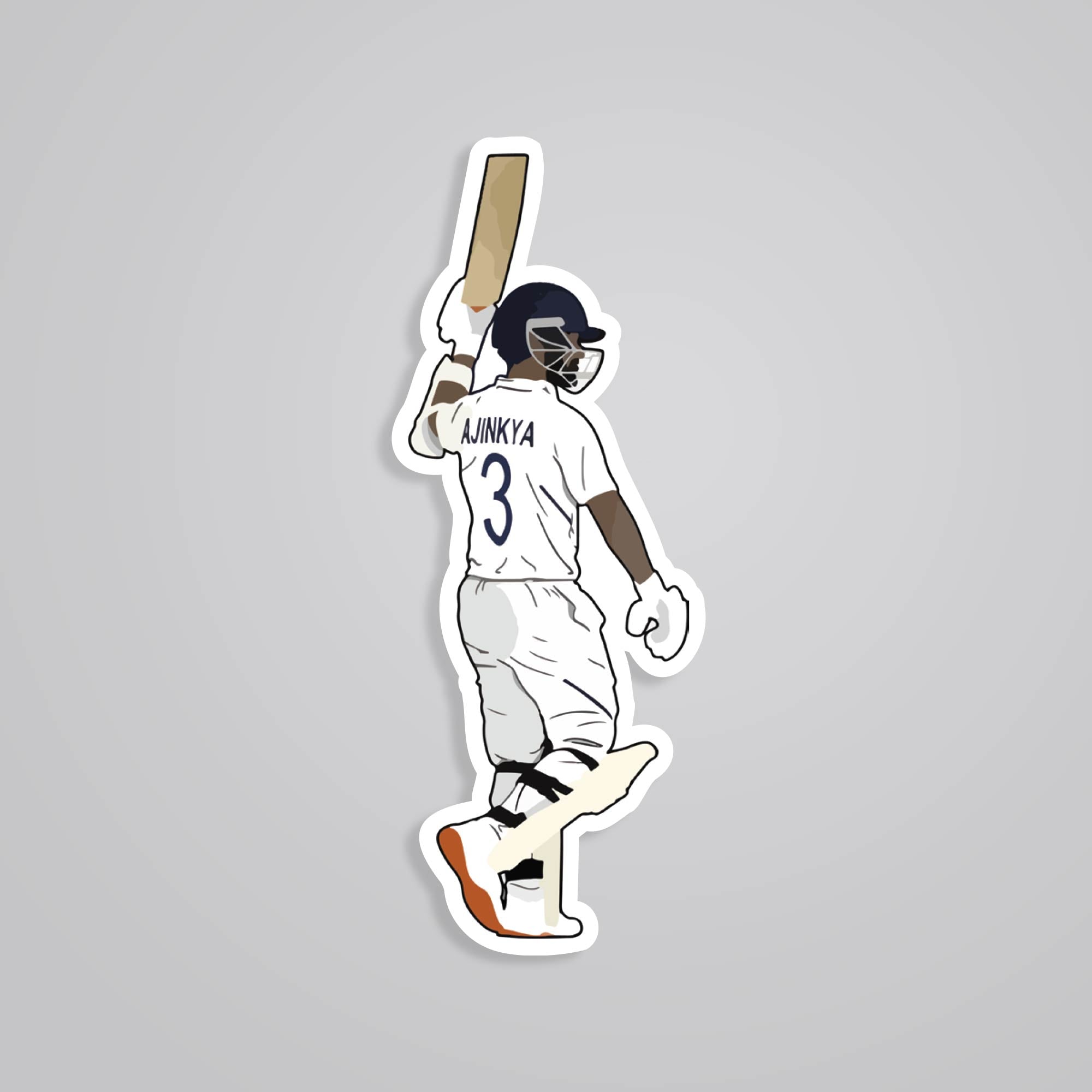 Fomo Store Stickers Sports Ajinkya Rahane