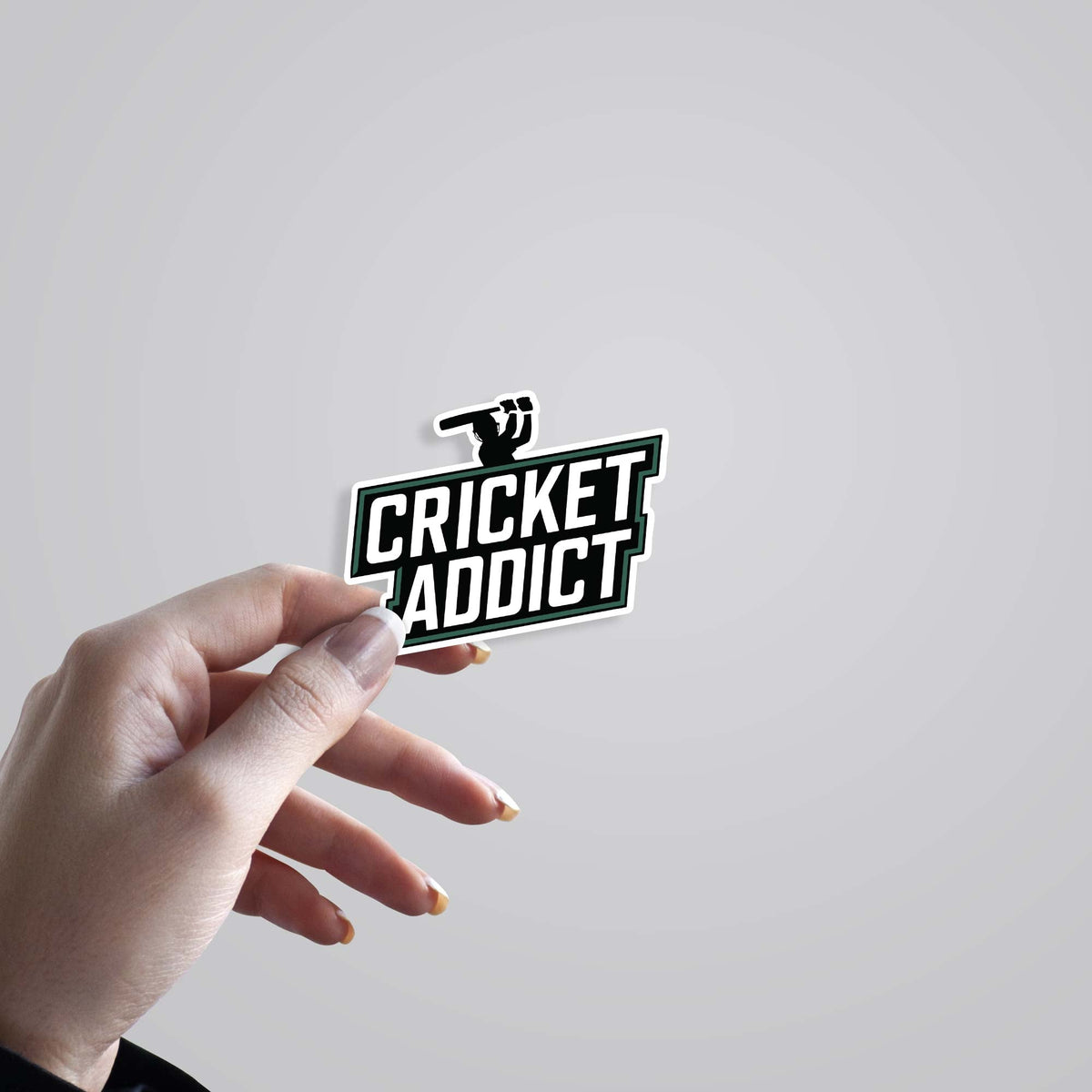 3D Cricket Addict Sports Stickers