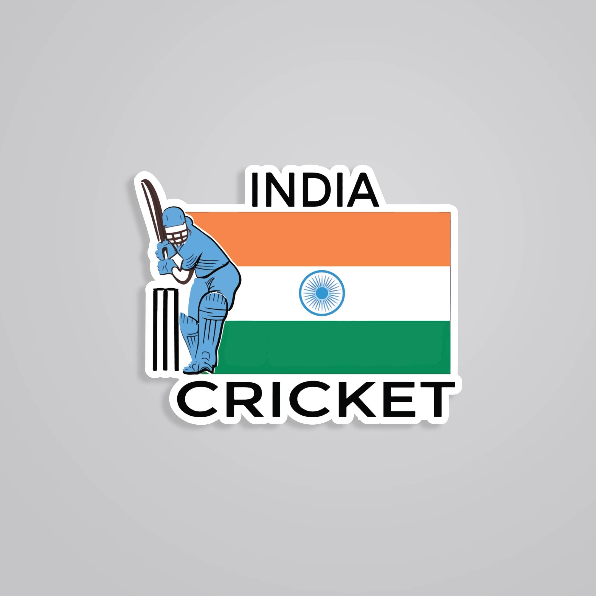Fomo Store Stickers Sports India Cricket Man