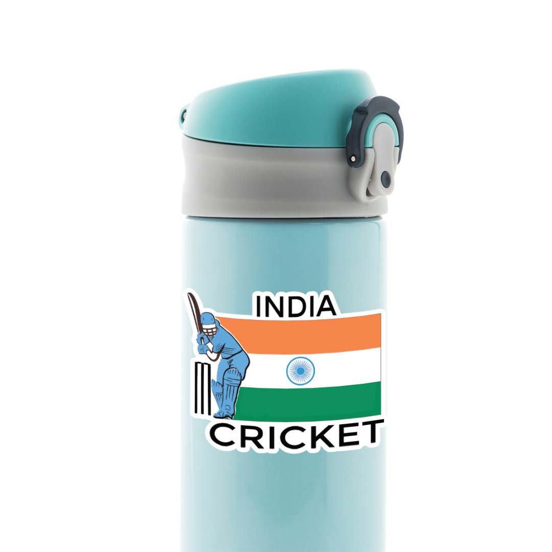 India Cricket Man Sports Stickers