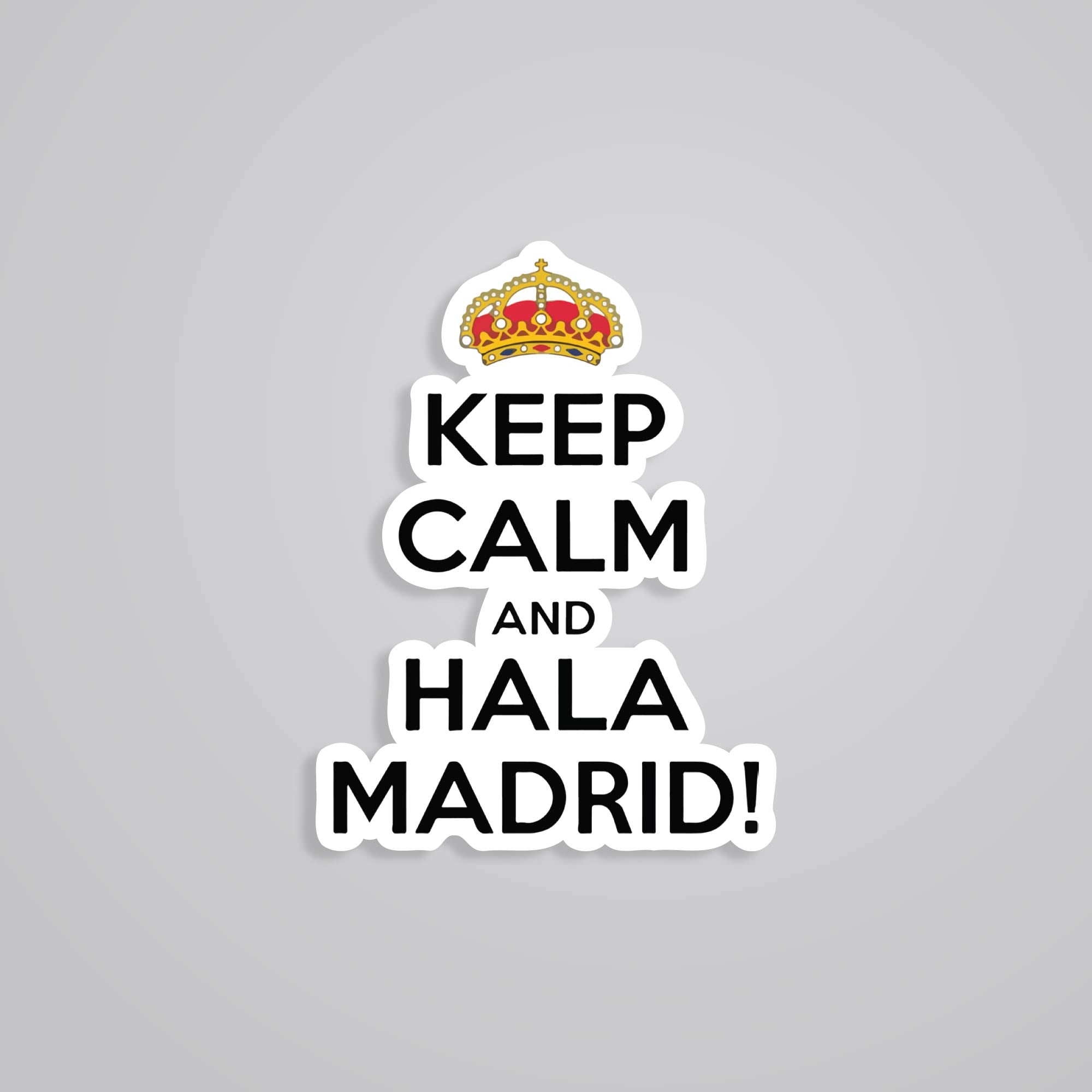 Fomo Store Stickers Sports Keep Calm and Hala Madrid