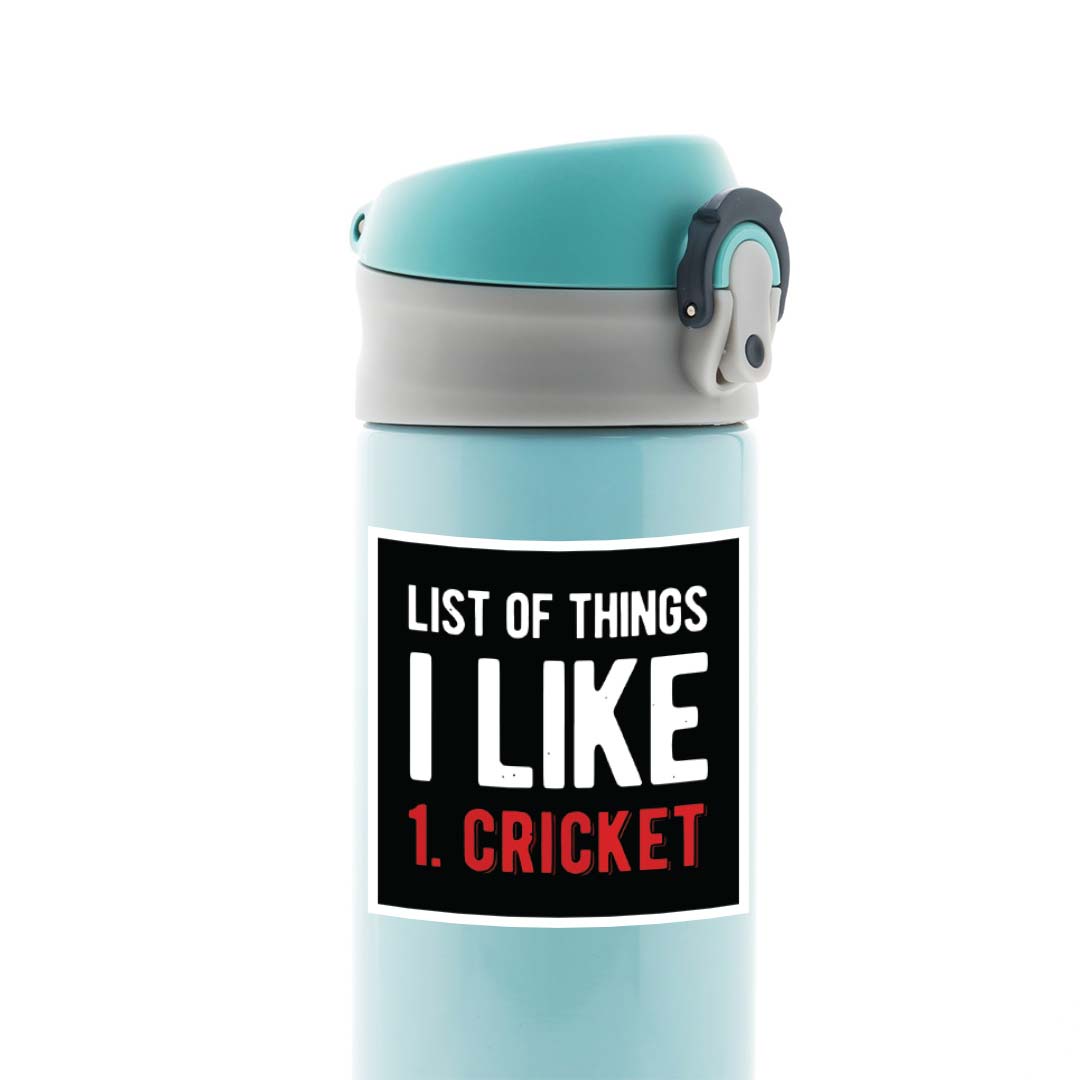 List of things I like Cricket Sports Stickers