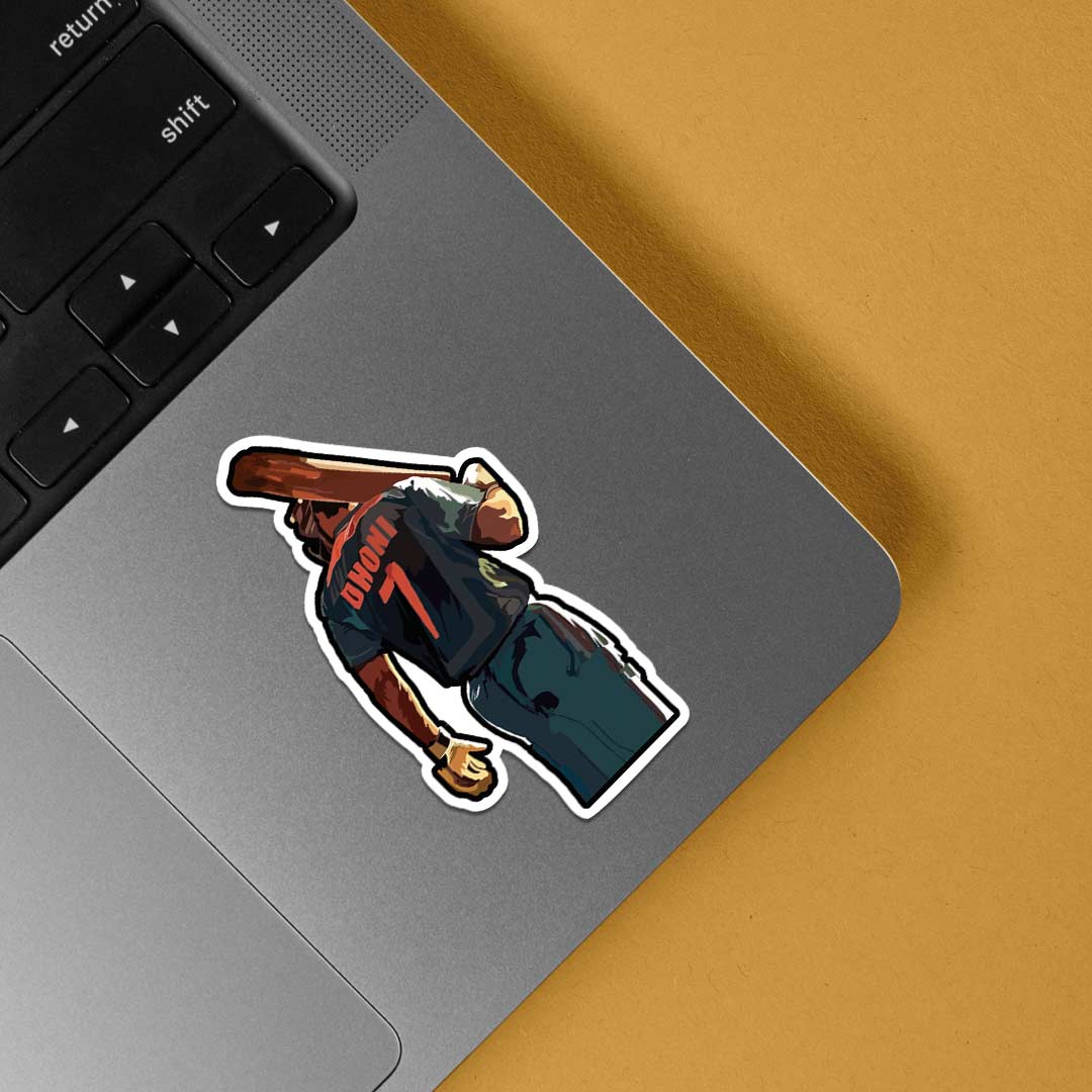 MS Dhoni The Finisher Sports Stickers