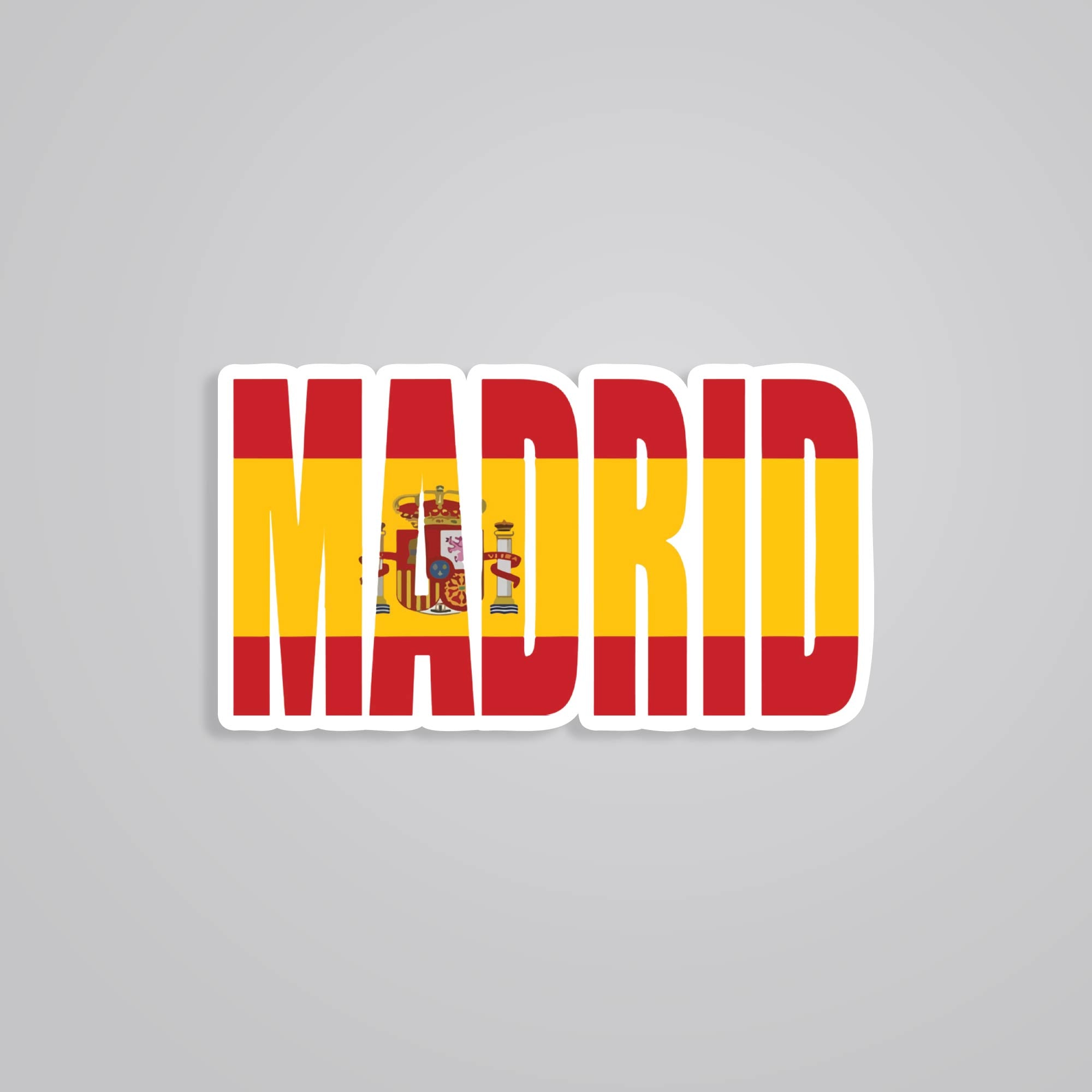 Fomo Store Stickers Sports Madrid Pride with Flag