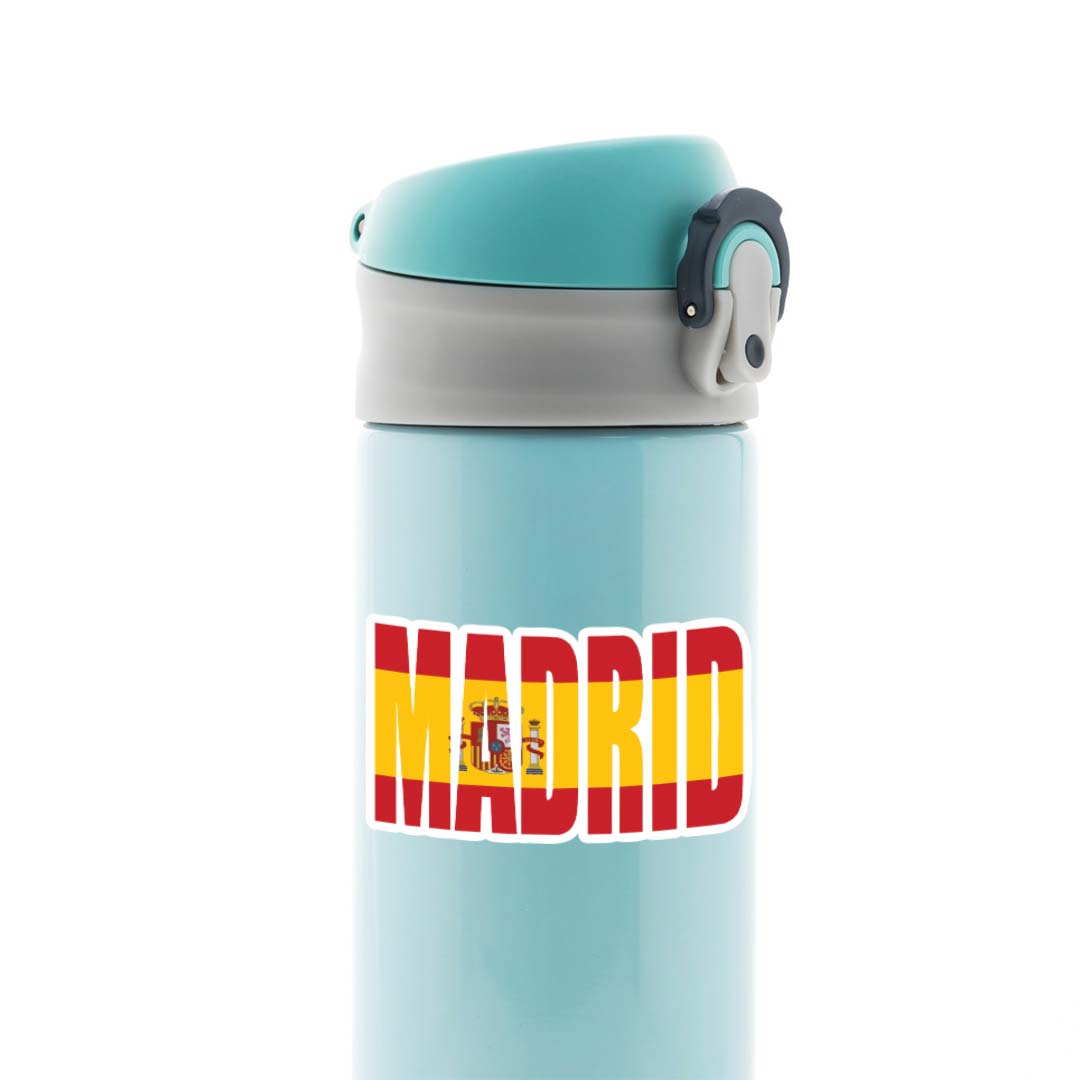Madrid Pride with Flag Sports Stickers