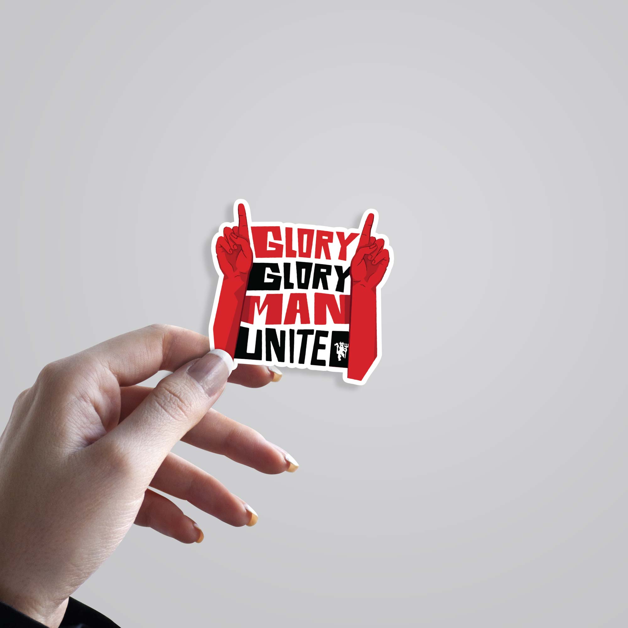 Manchester United Glory Glory Sports Stickers
