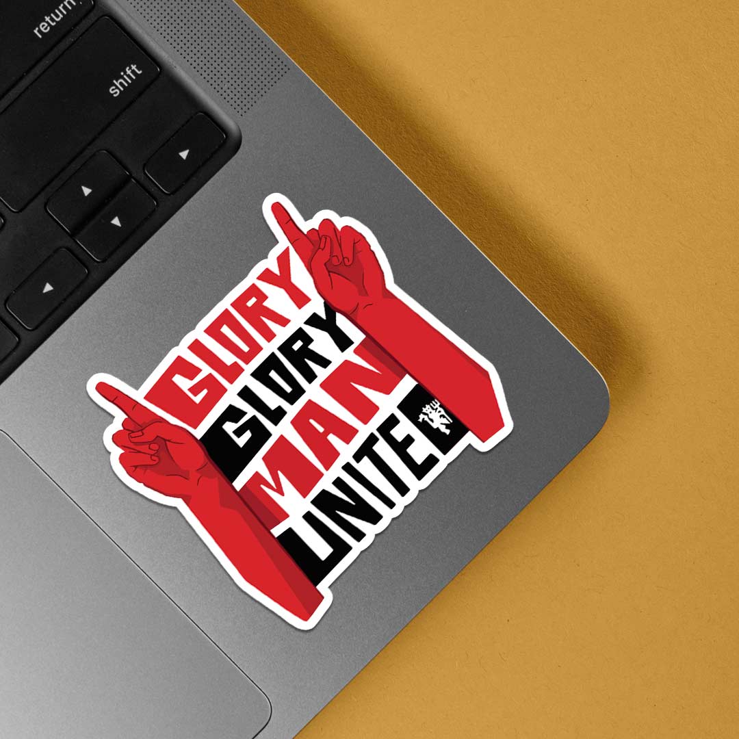 Manchester United Glory Glory Sports Stickers