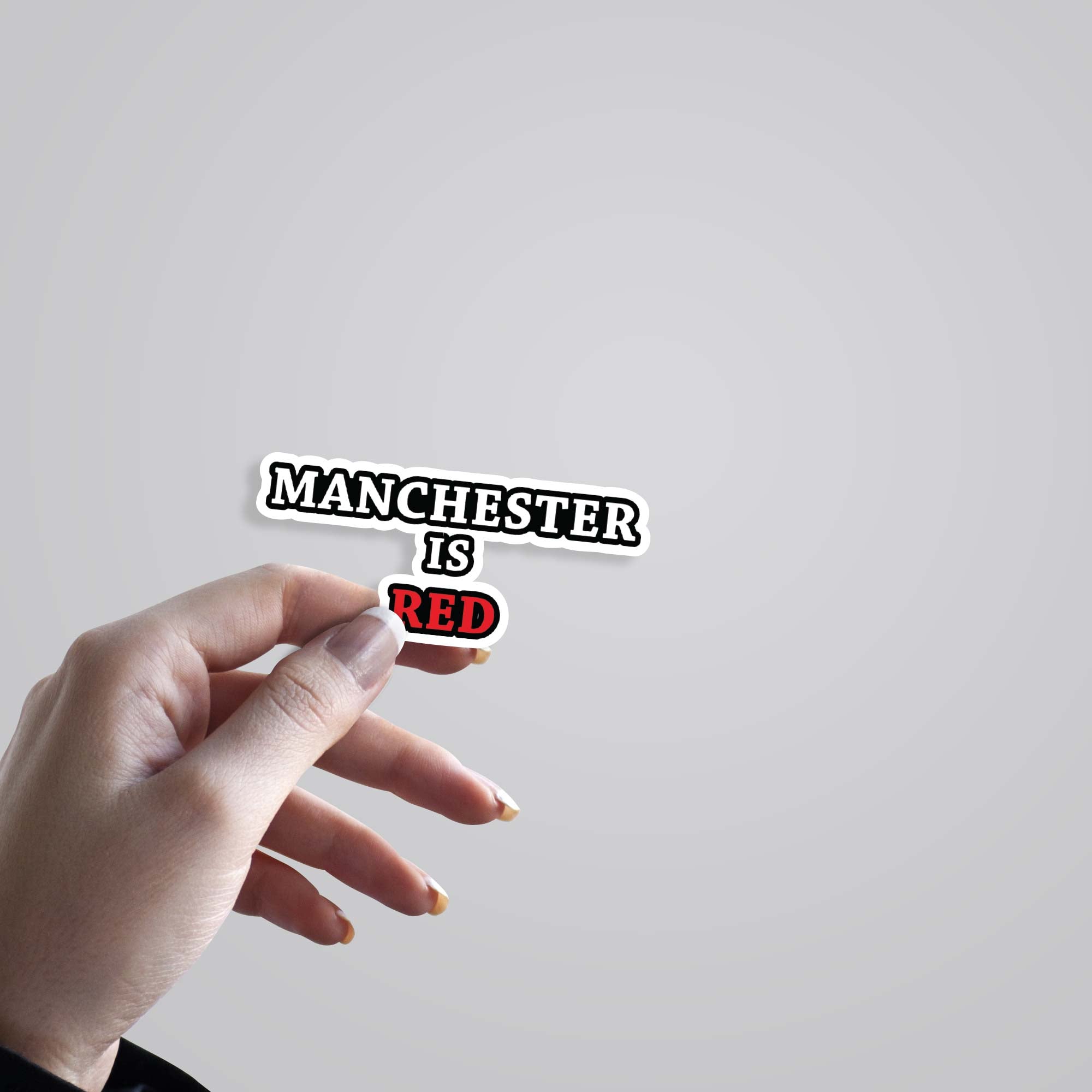 Manchester is red Sports Stickers