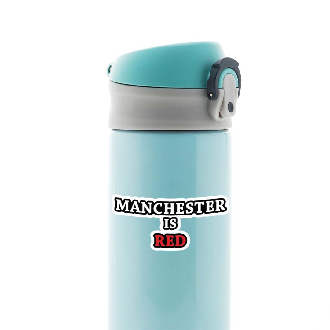Manchester is red Sports Stickers