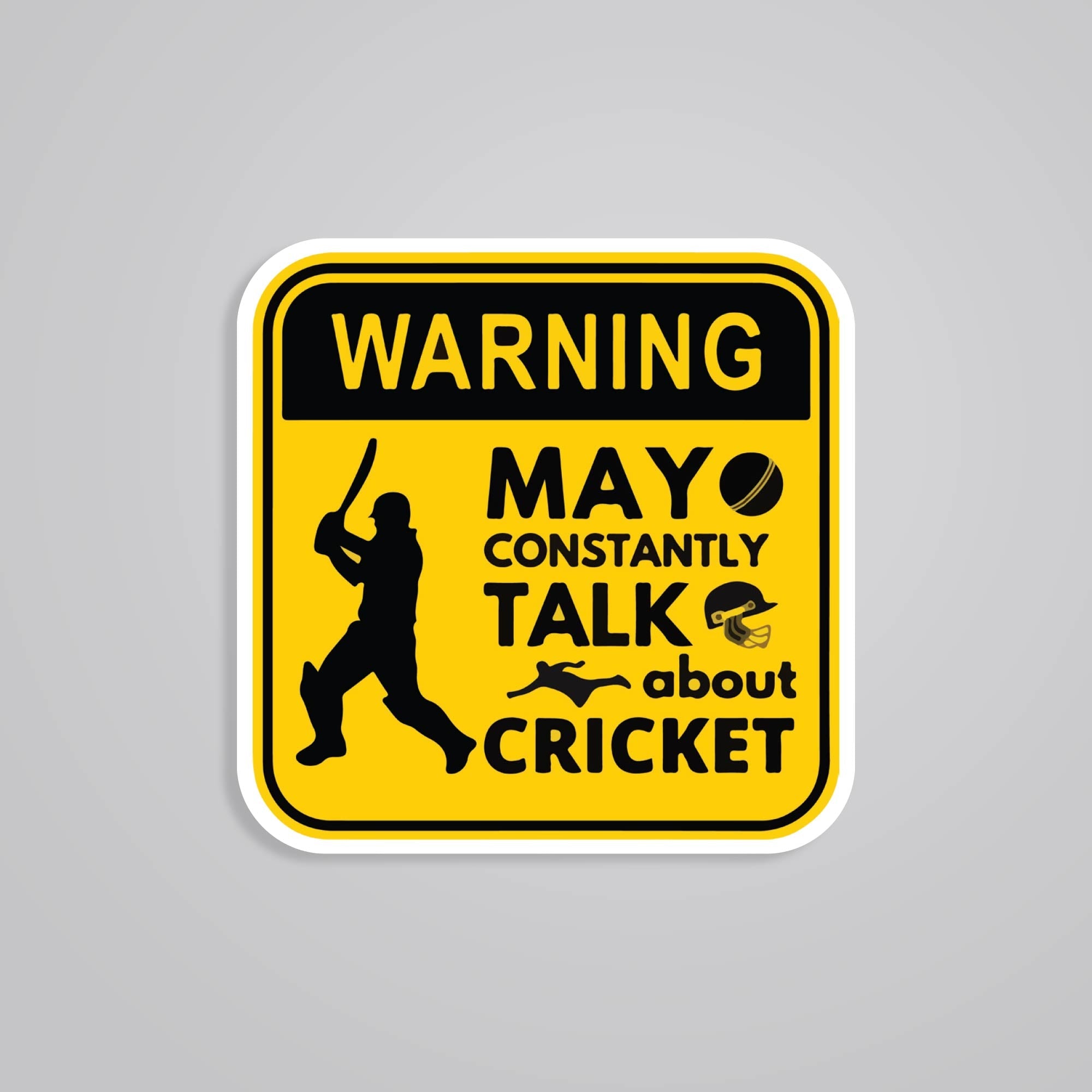 Fomo Store Stickers Sports May constantly talk about cricket