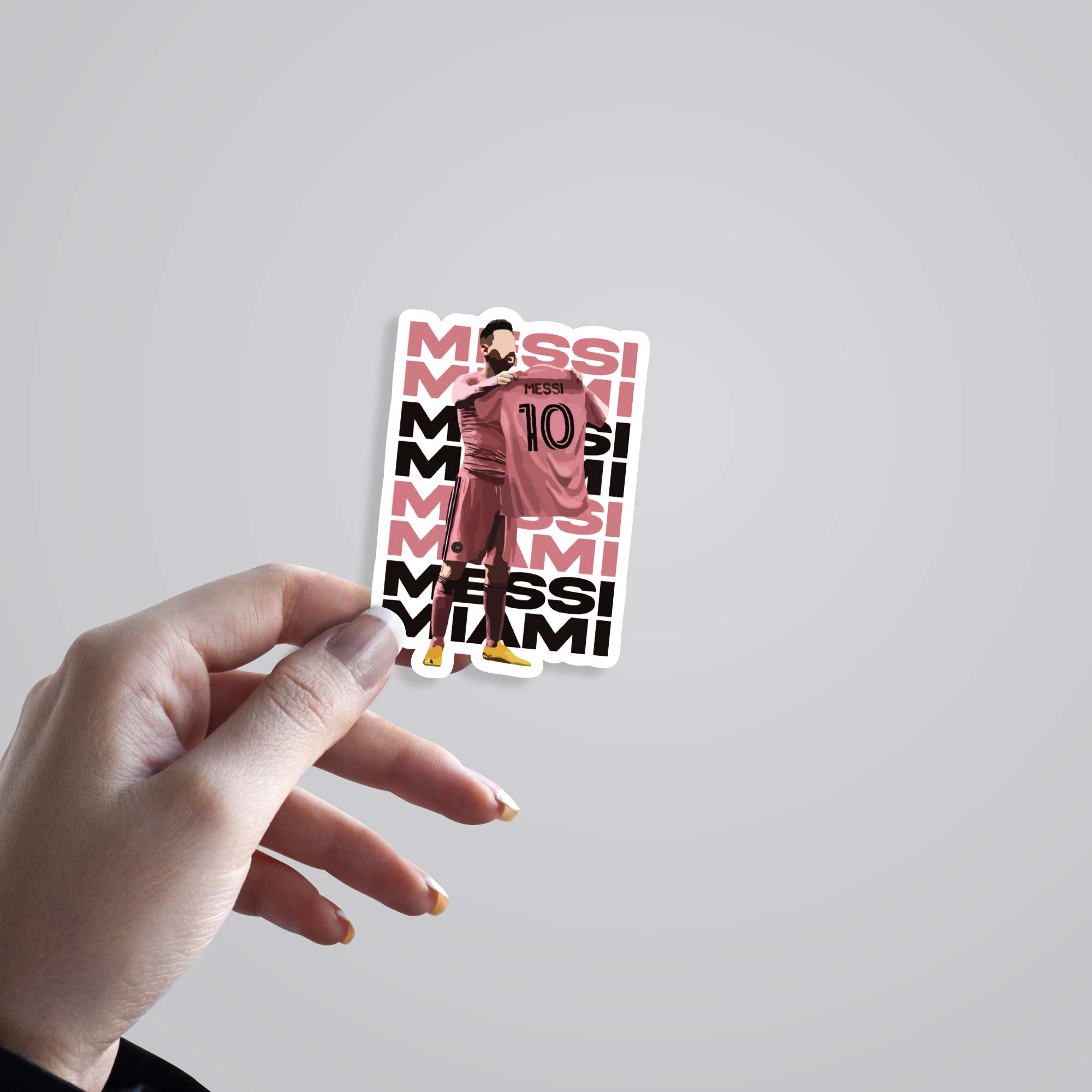 Messi and his jersey Sports Stickers