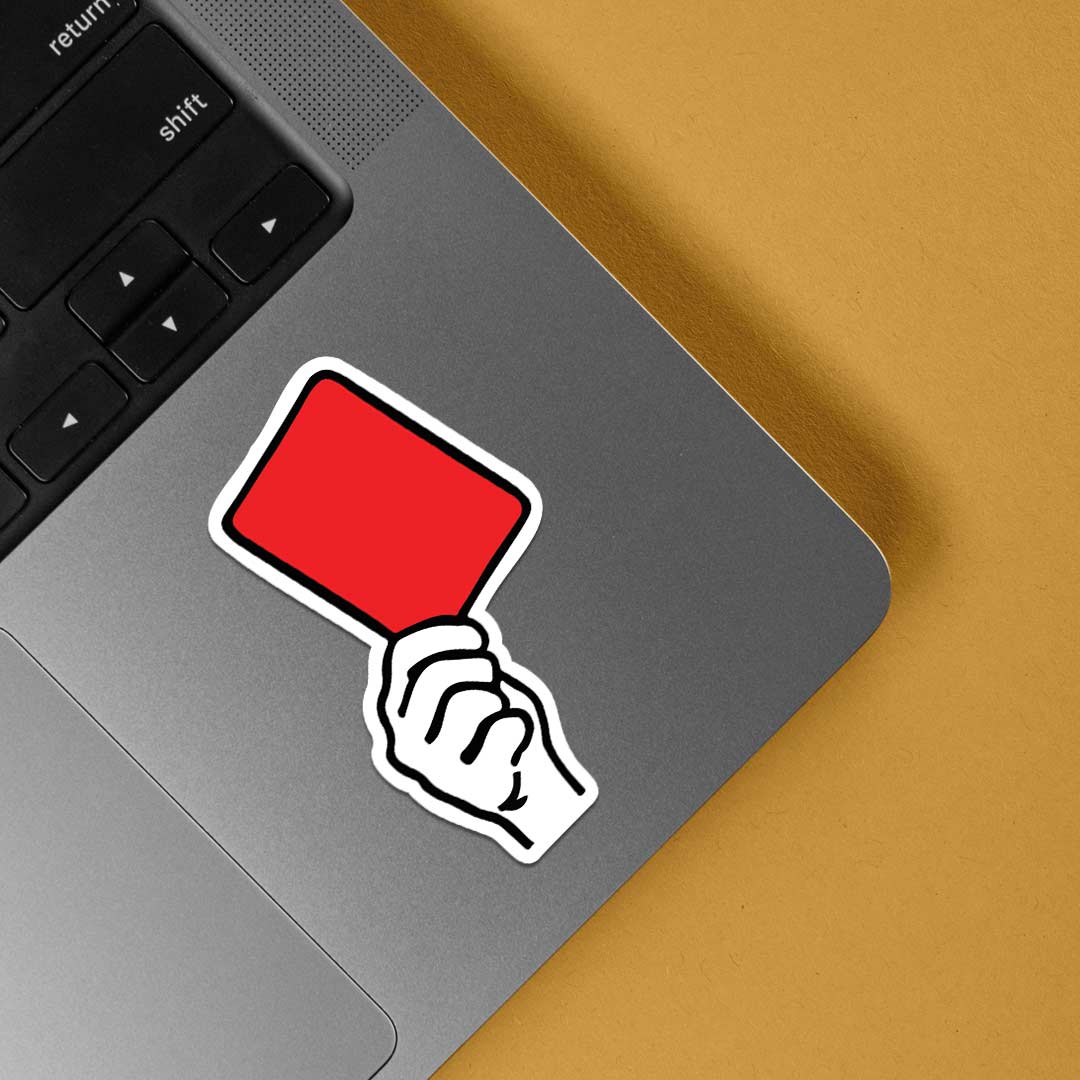 Red Card Sports Stickers
