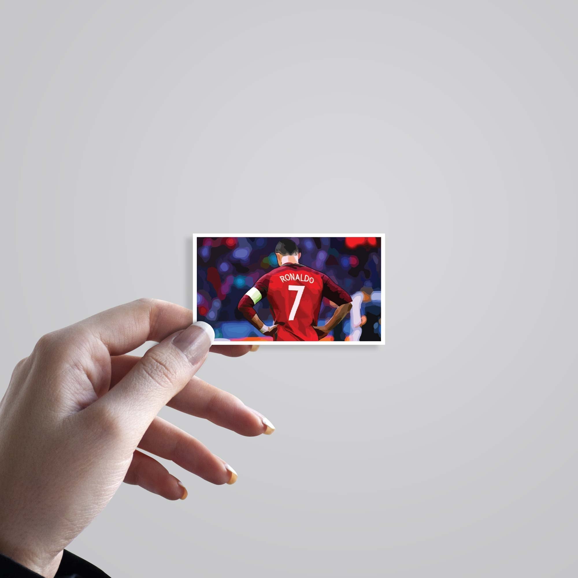 Ronaldo Captain of Portugal Sports Stickers