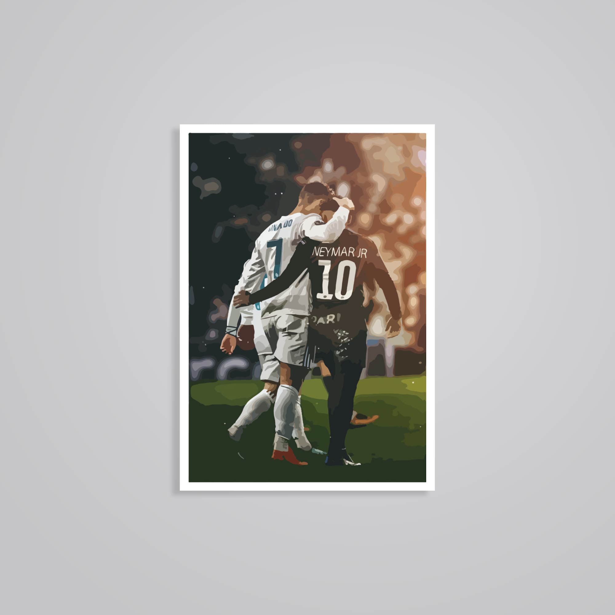 Fomo Store Stickers Sports Ronaldo & Neymar Moment