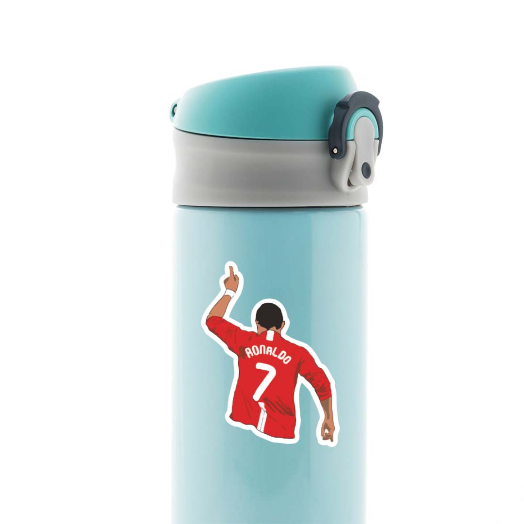 Ronaldo Number 7 Sports Stickers