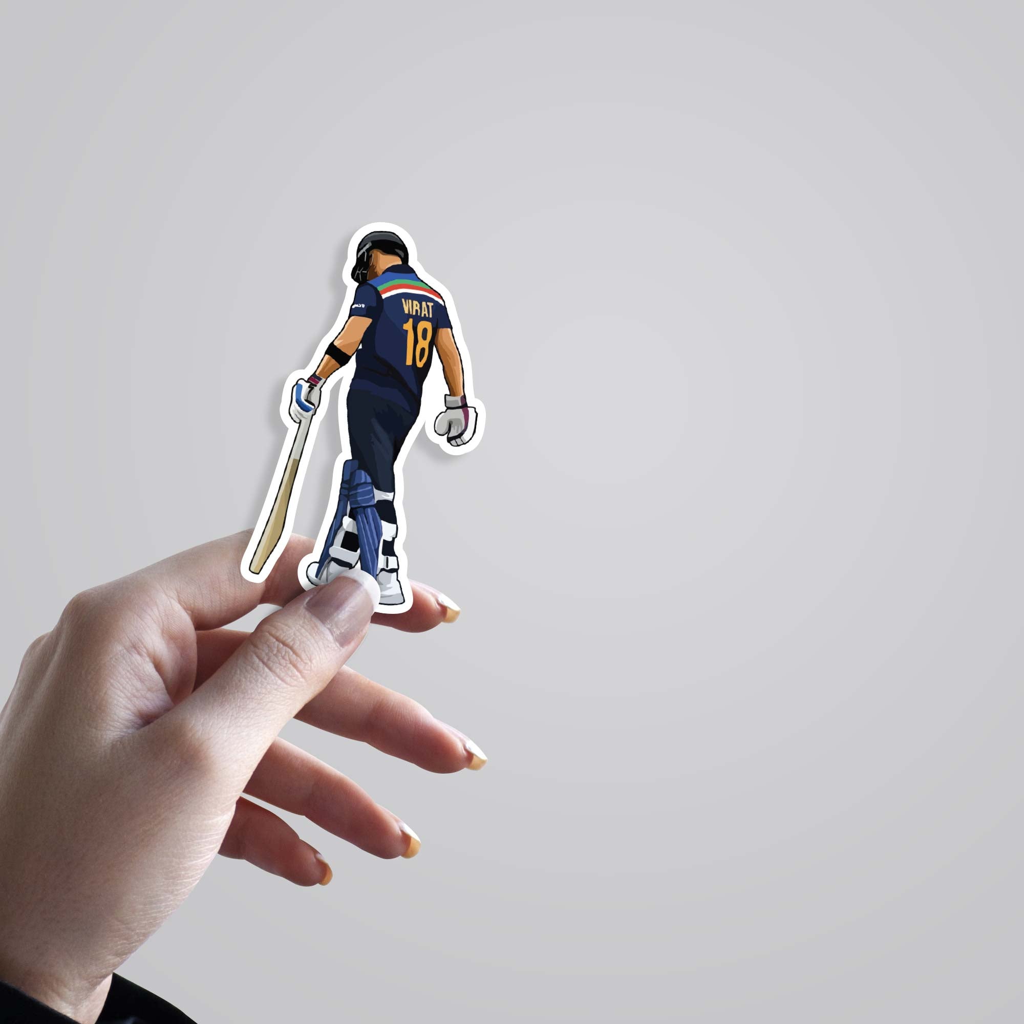 Virat Kohli King Sports Stickers