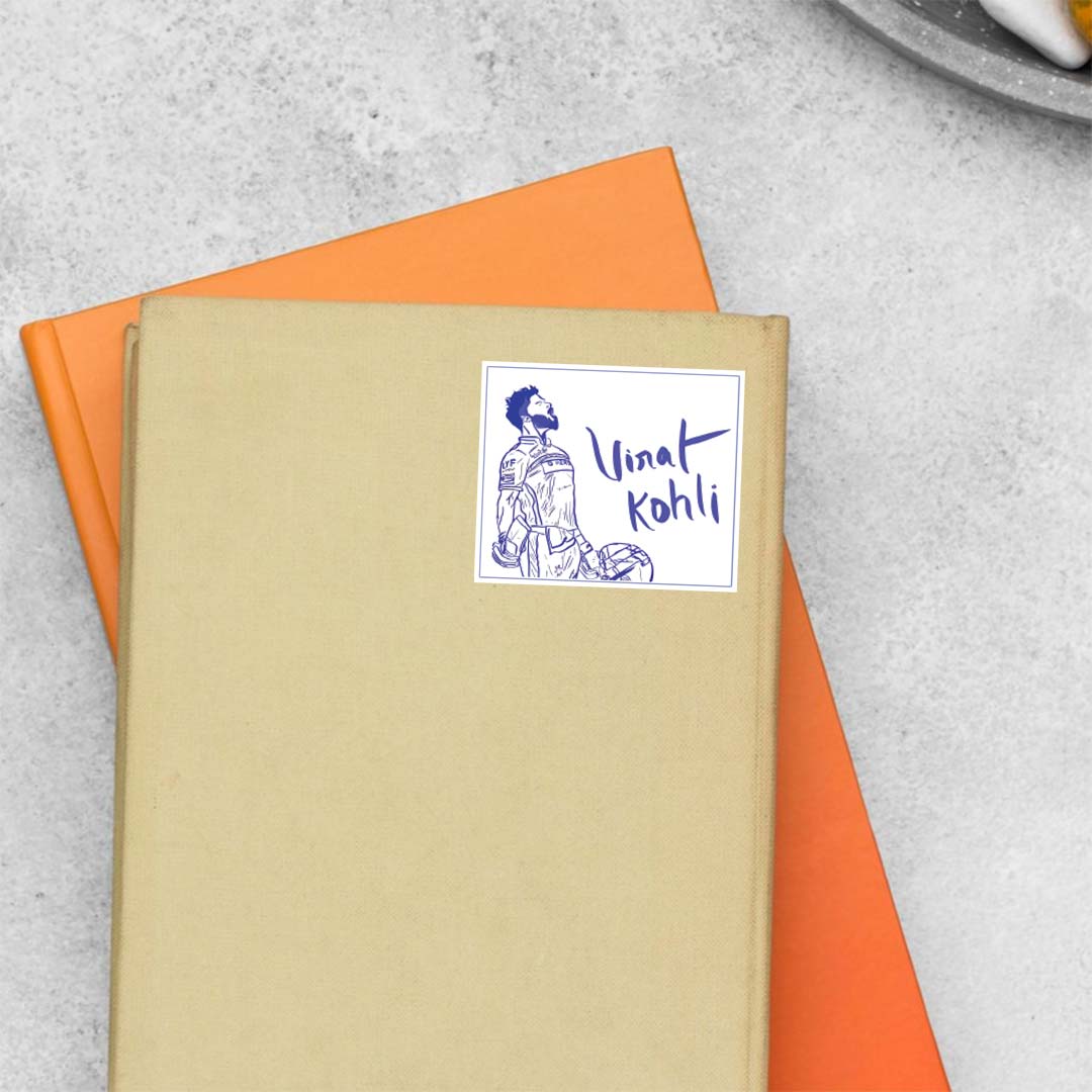 Virat Kohli Sketch Edition Sports Stickers