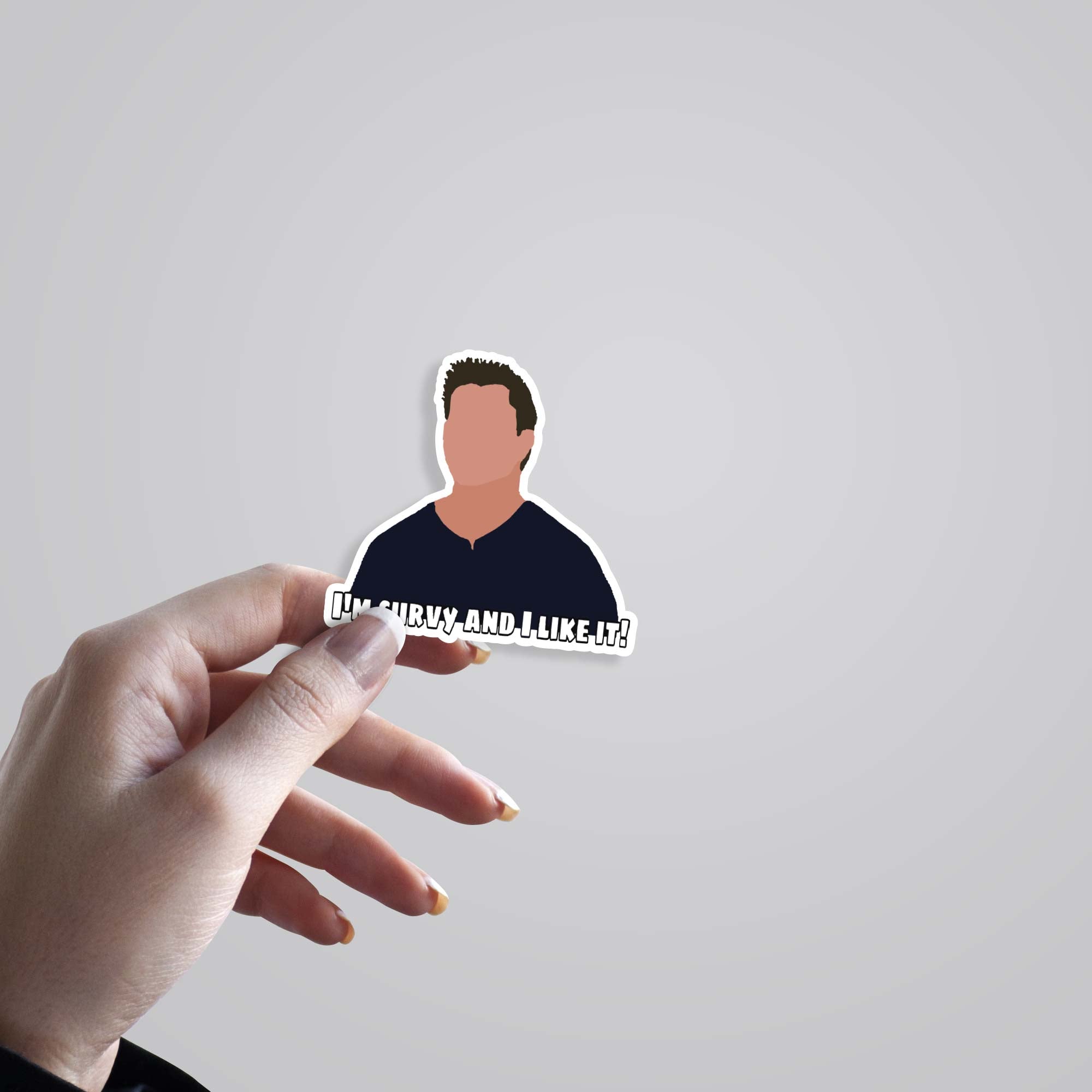 I'm curvy and I like it TV Shows Stickers