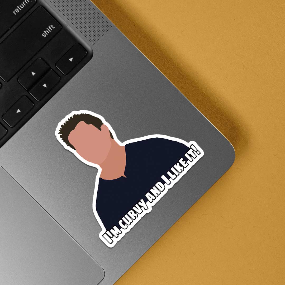 I'm curvy and I like it TV Shows Stickers