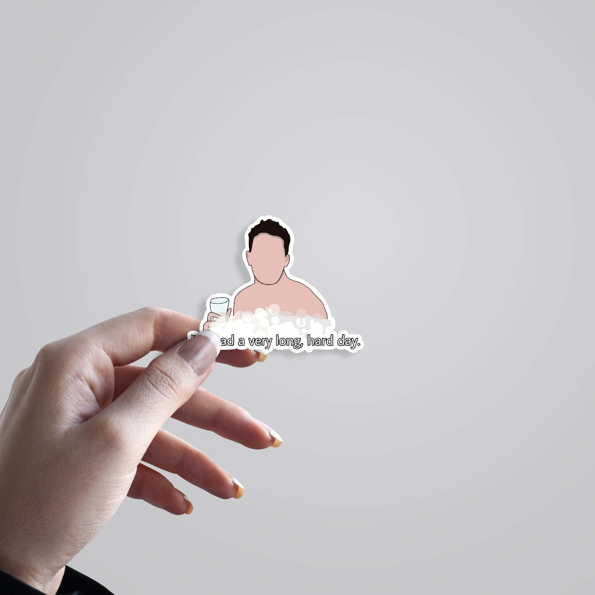 I've had a very long hard day TV Shows Stickers