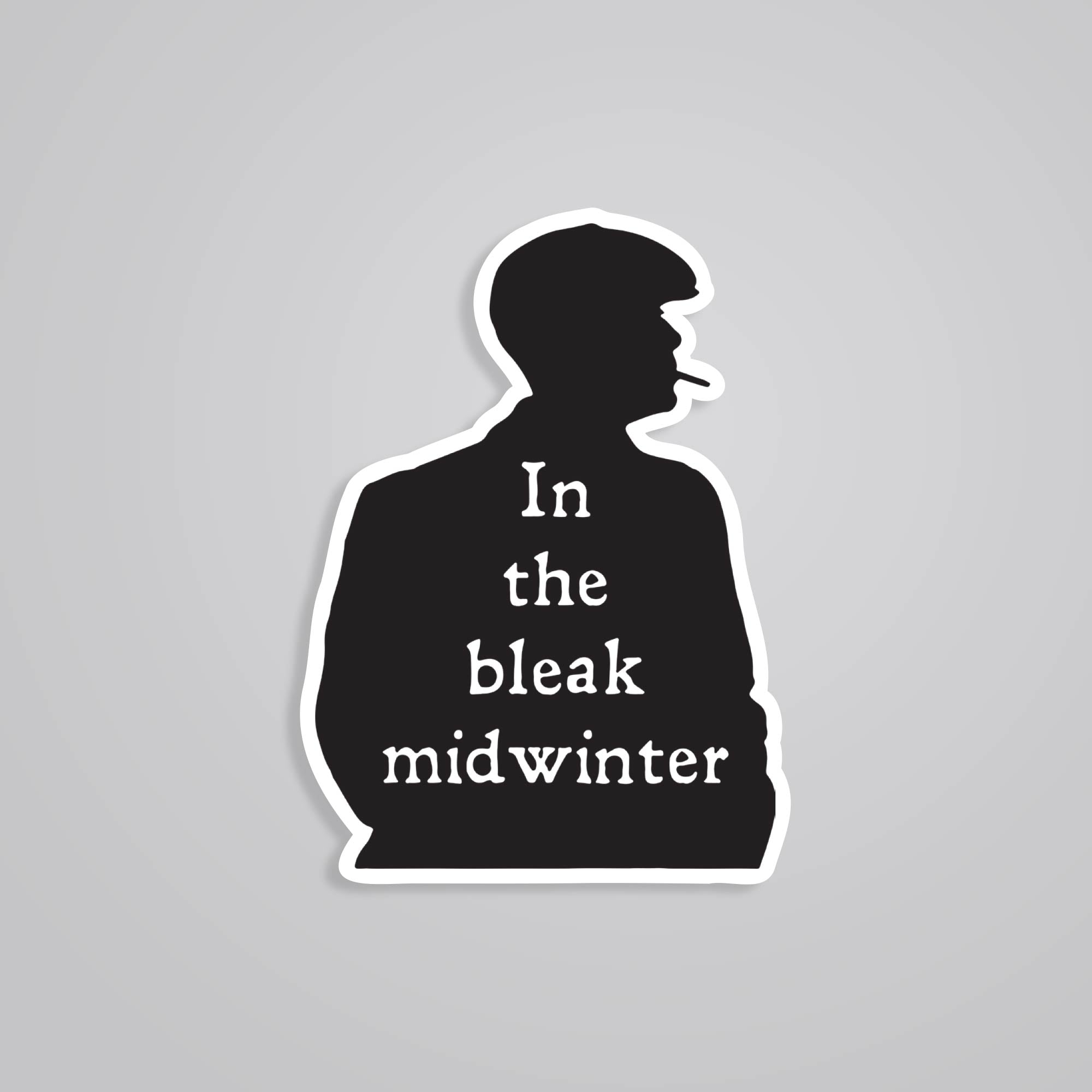 Fomo Store Stickers TV Shows In the bleak midwinter Tommy Silhouette