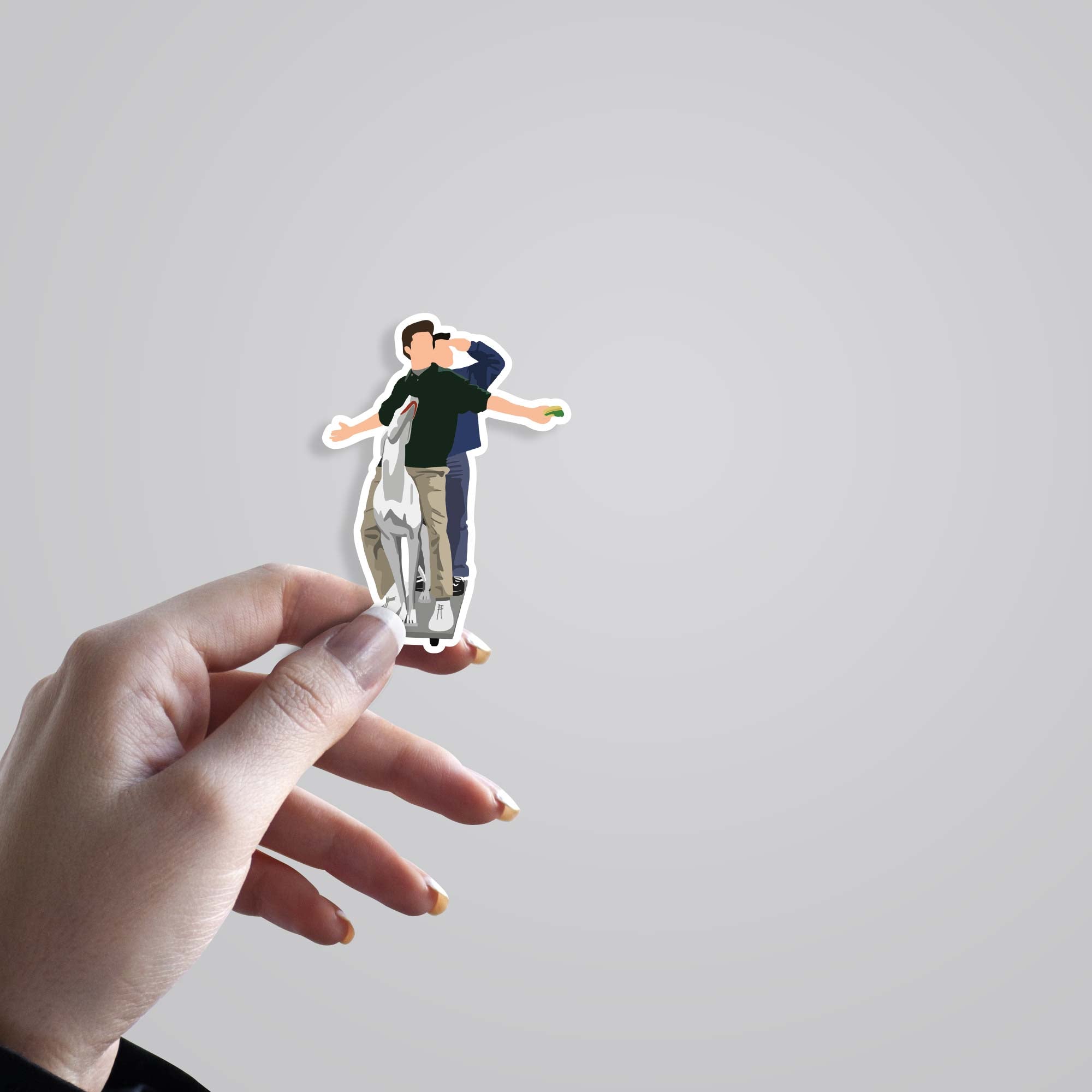 Joey and Chandler TV Shows Stickers