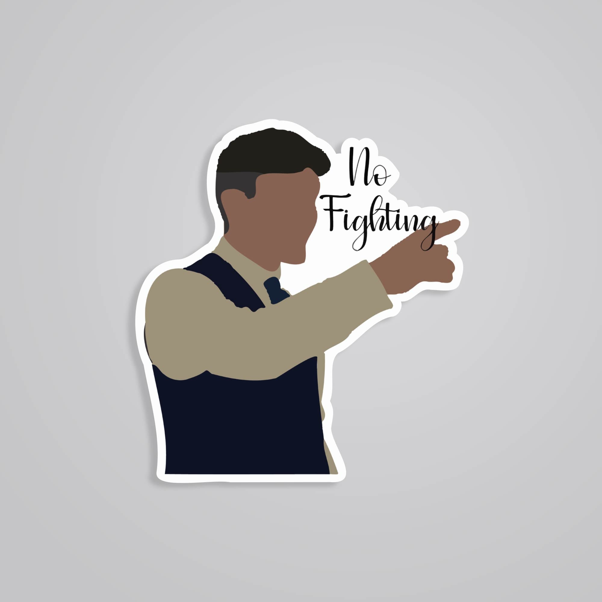 Fomo Store Stickers TV Shows No fighting