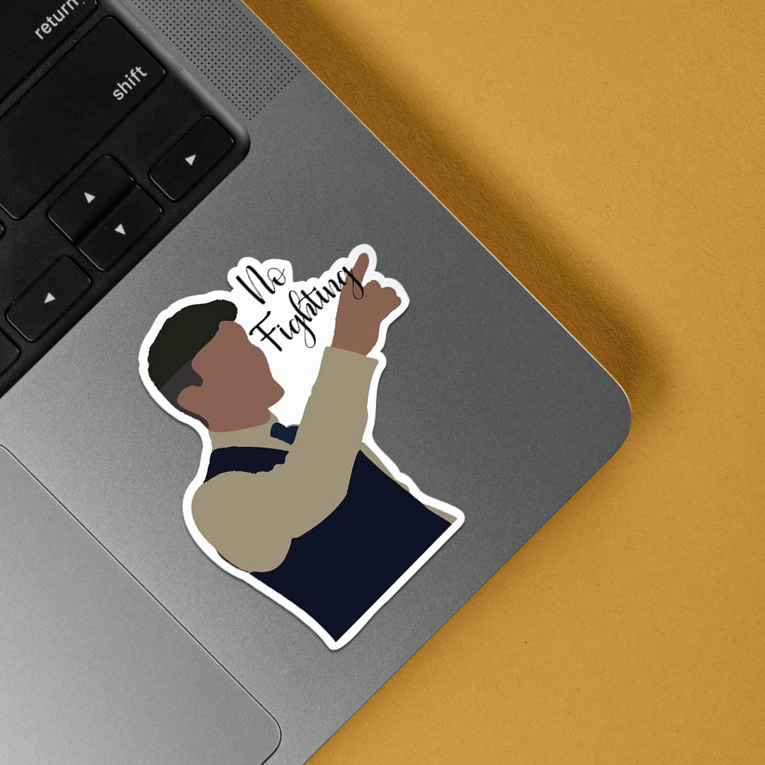 No fighting TV Shows Stickers
