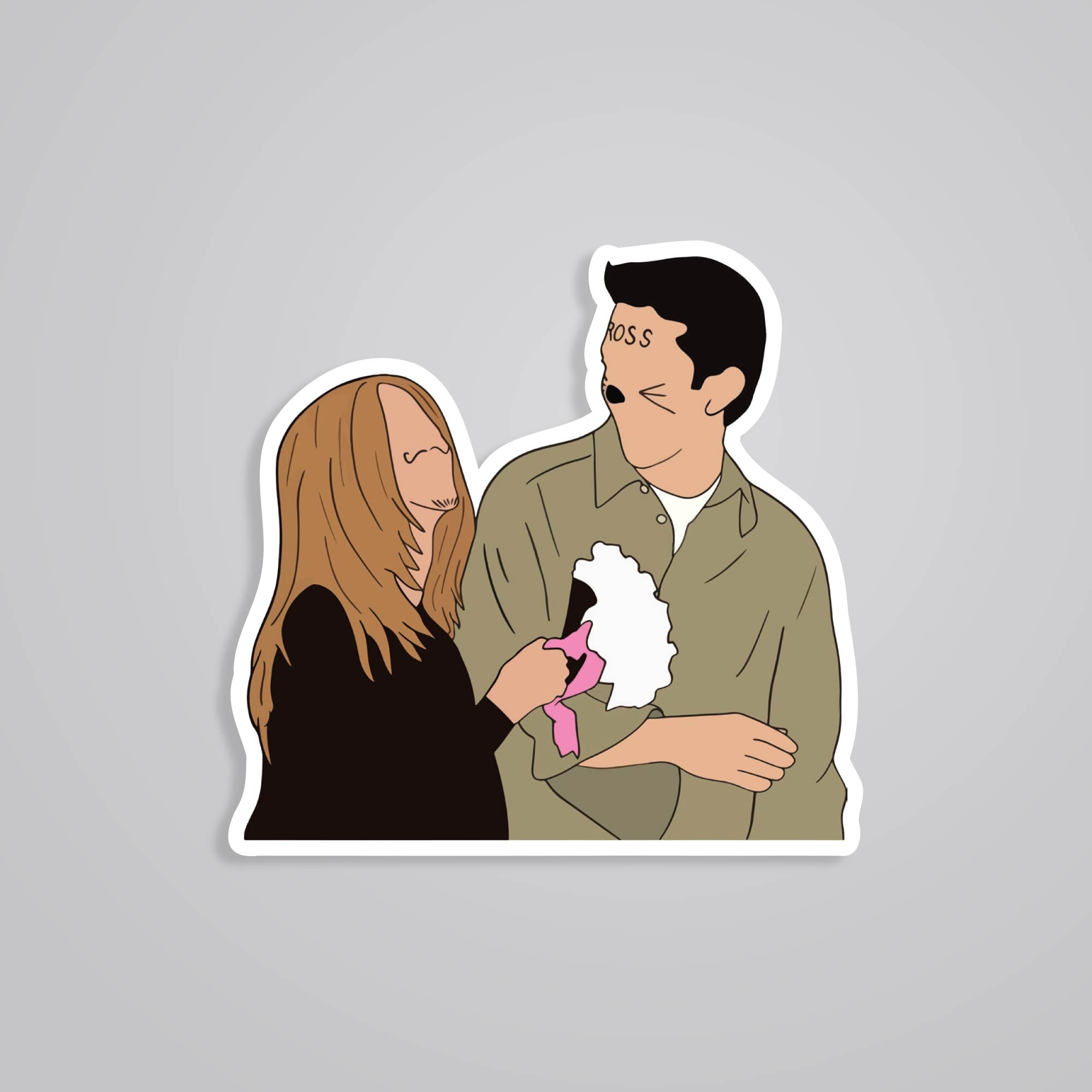 Fomo Store Stickers TV Shows Rachel and Ross