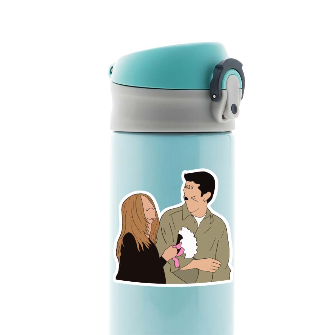 Rachel and Ross TV Shows Stickers