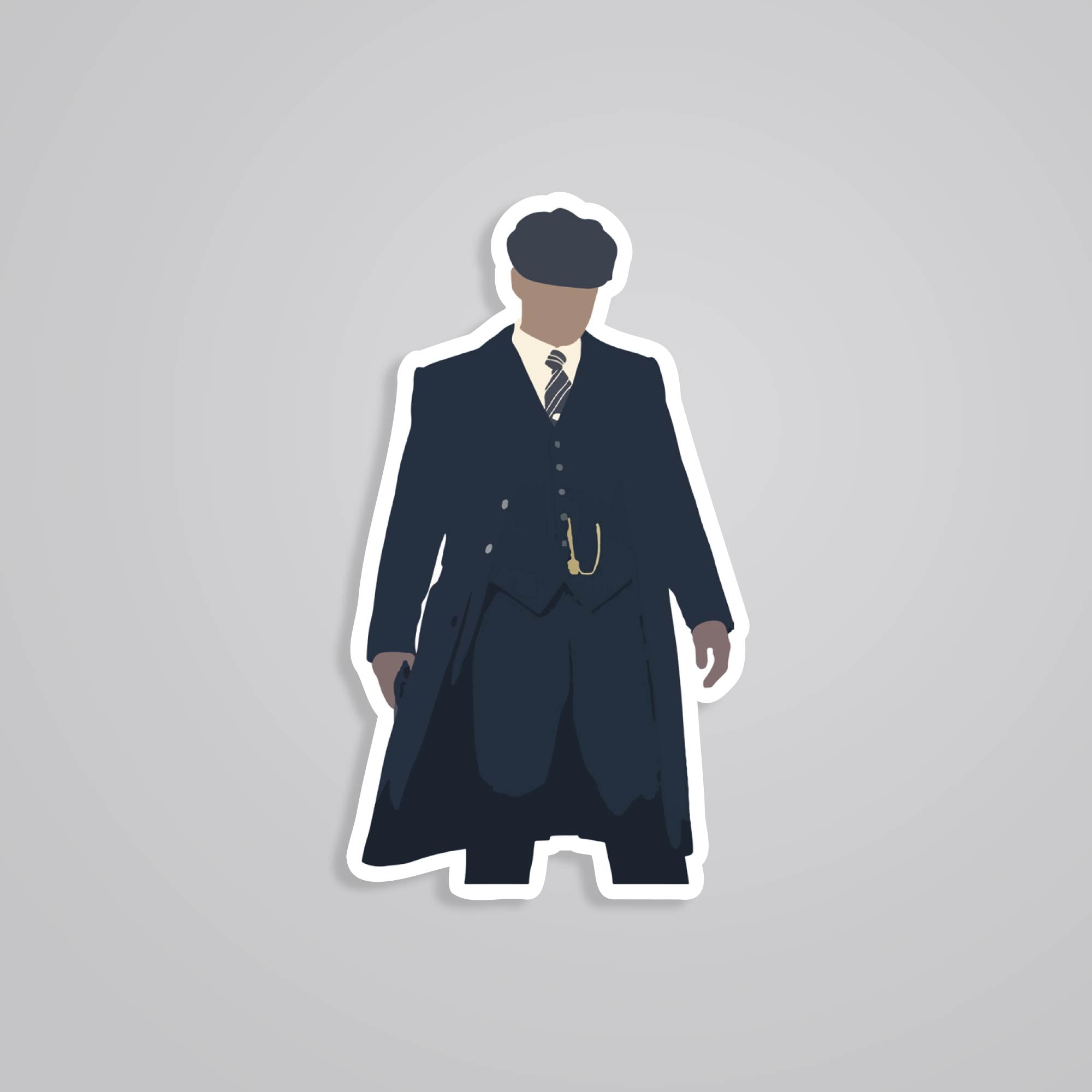 Fomo Store Stickers TV Shows Silhouette of Tommy Shelby