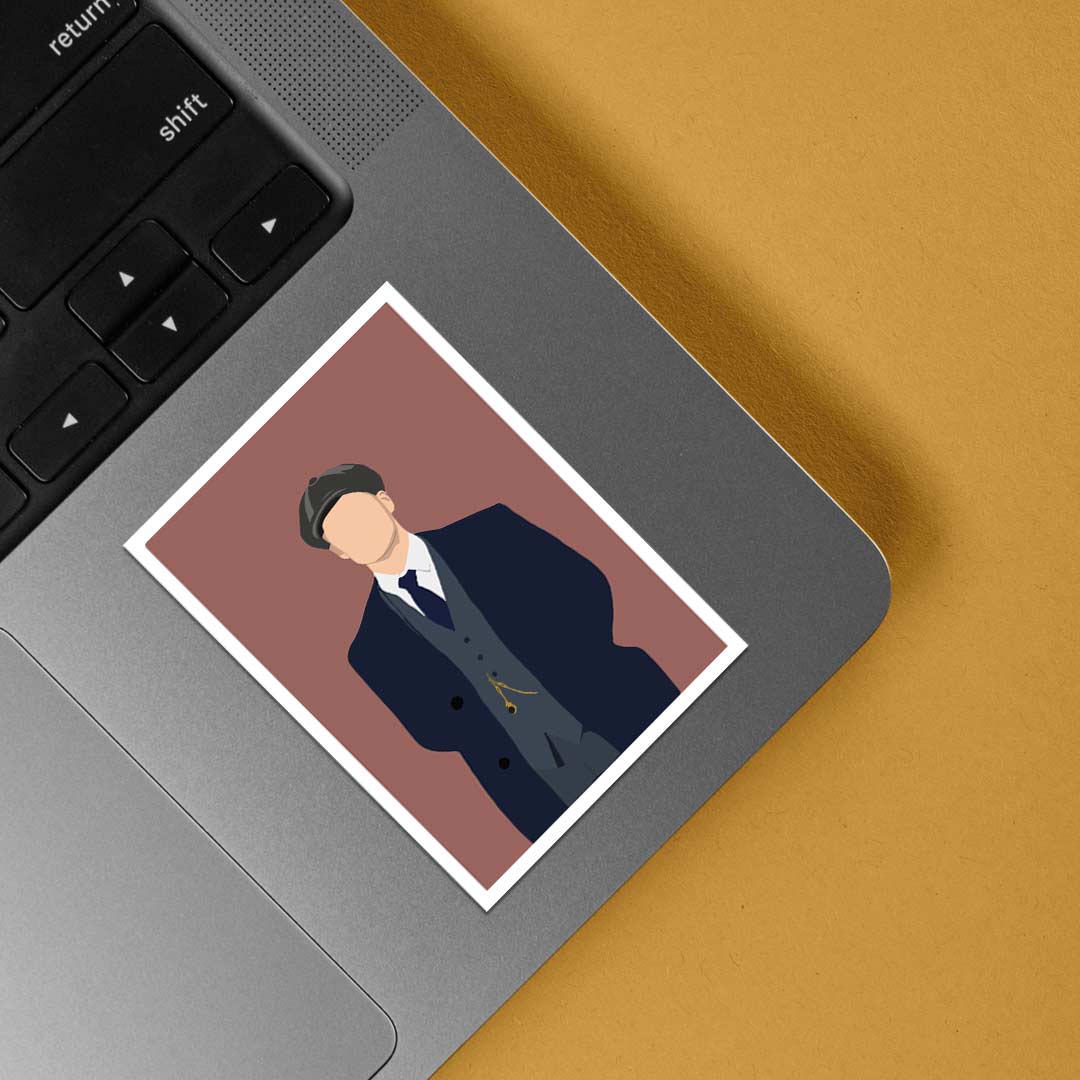 Tommy Shelby Minimalist TV Shows Stickers
