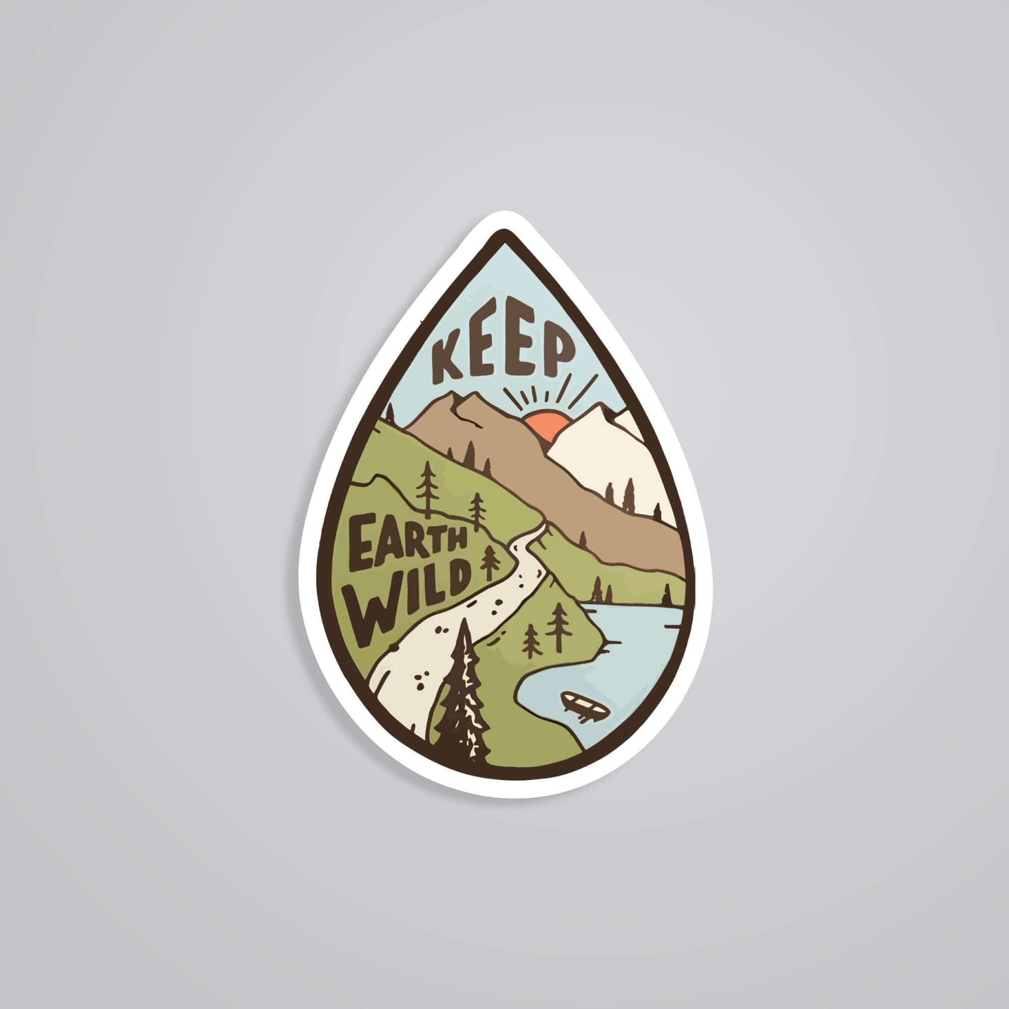Fomo Store Stickers Travels Keep Earth Wild