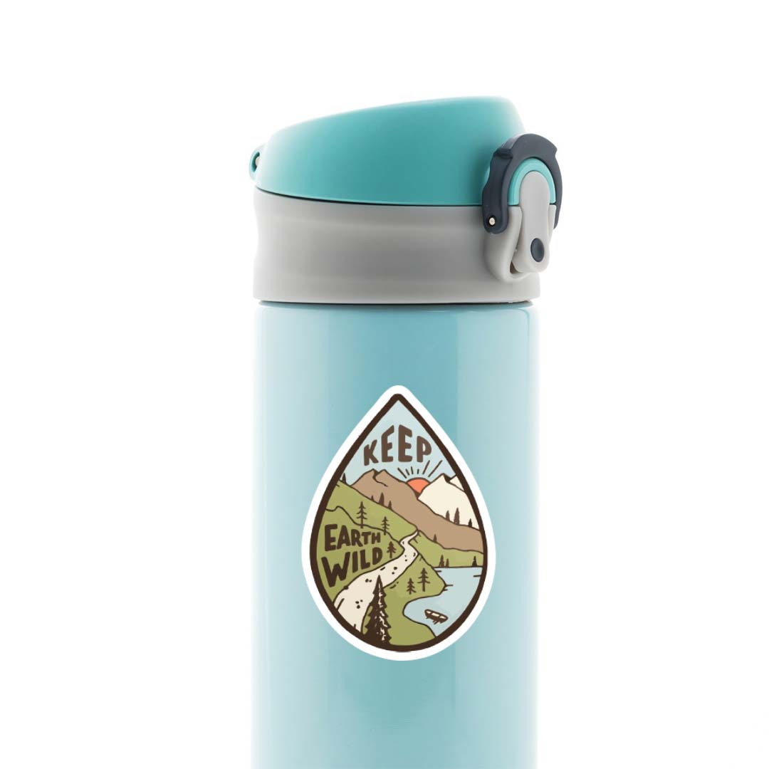 Keep Earth Wild Travels Stickers