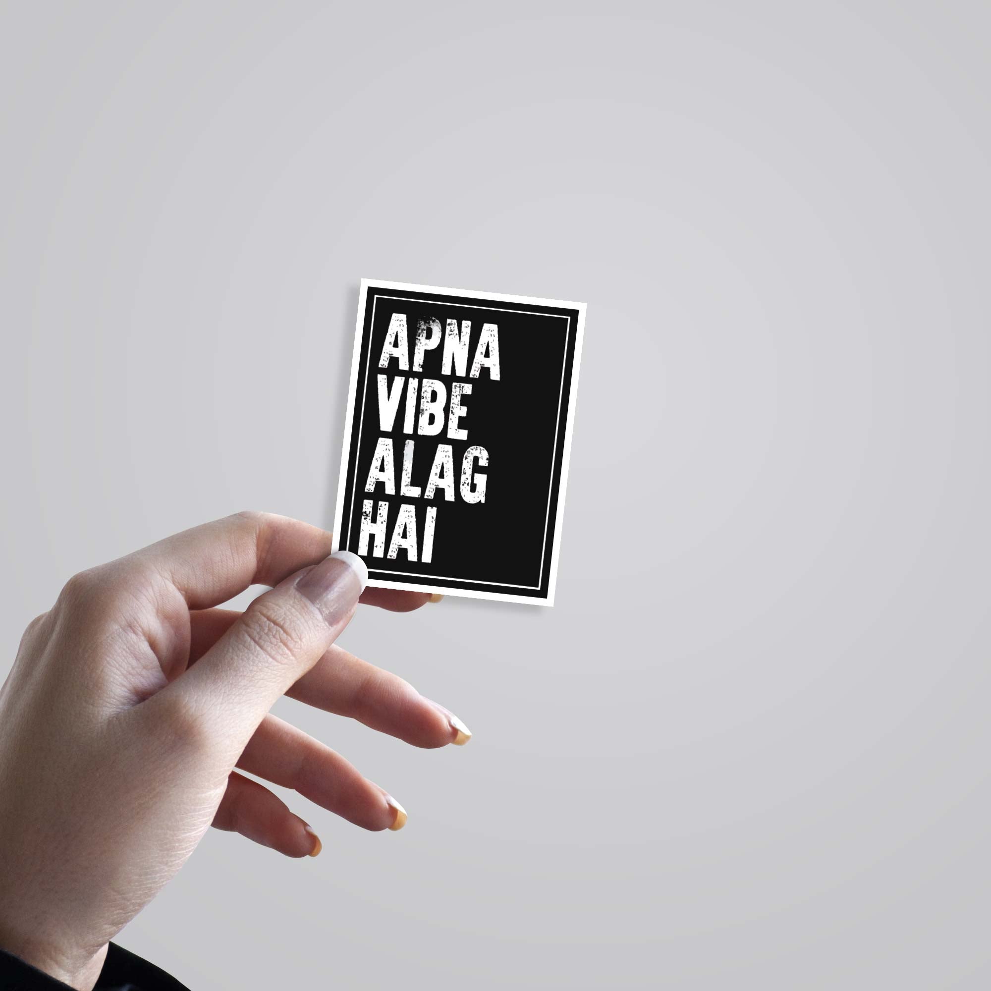 Apna Vibe Alag Hai Witty Stickers