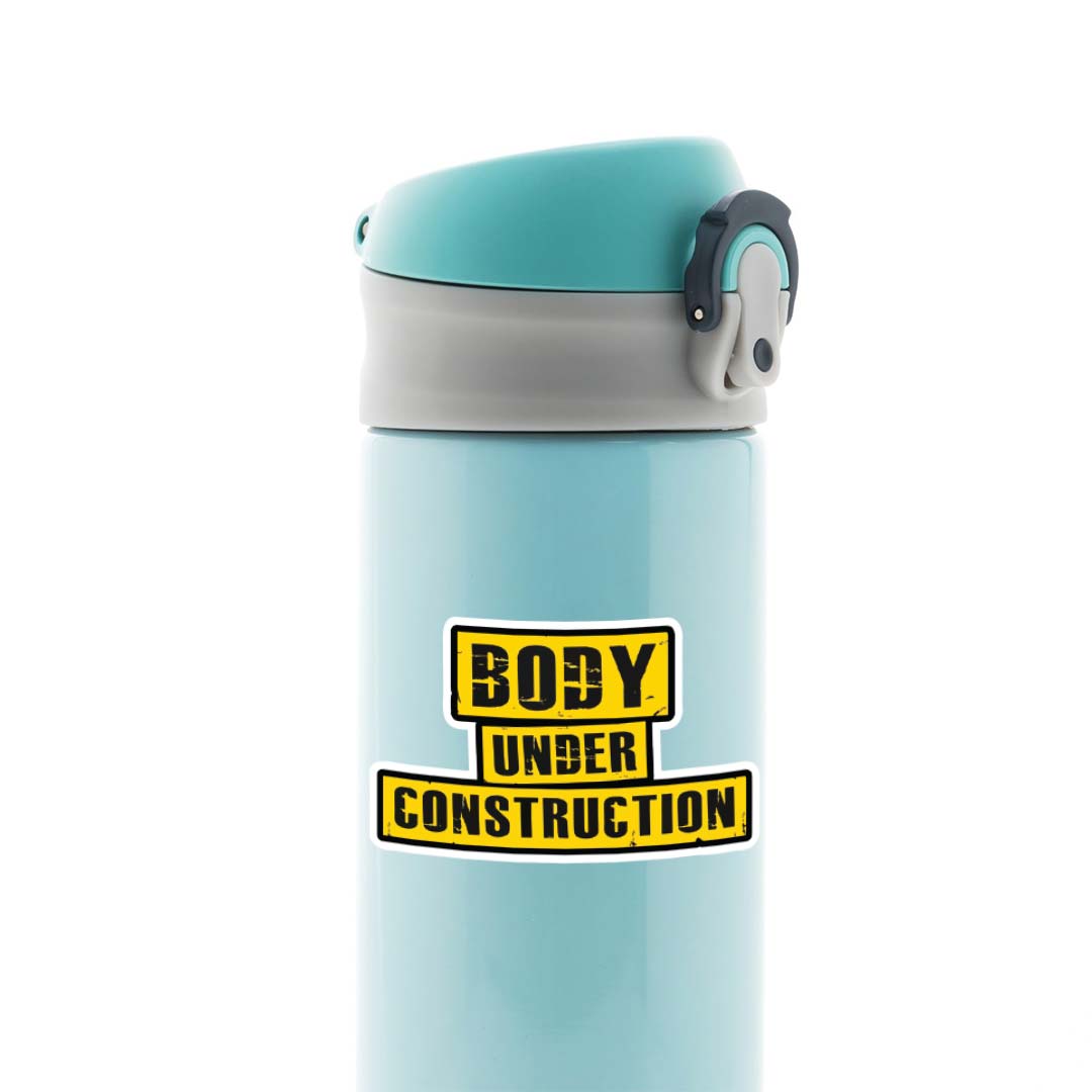 Body under construction Witty Stickers