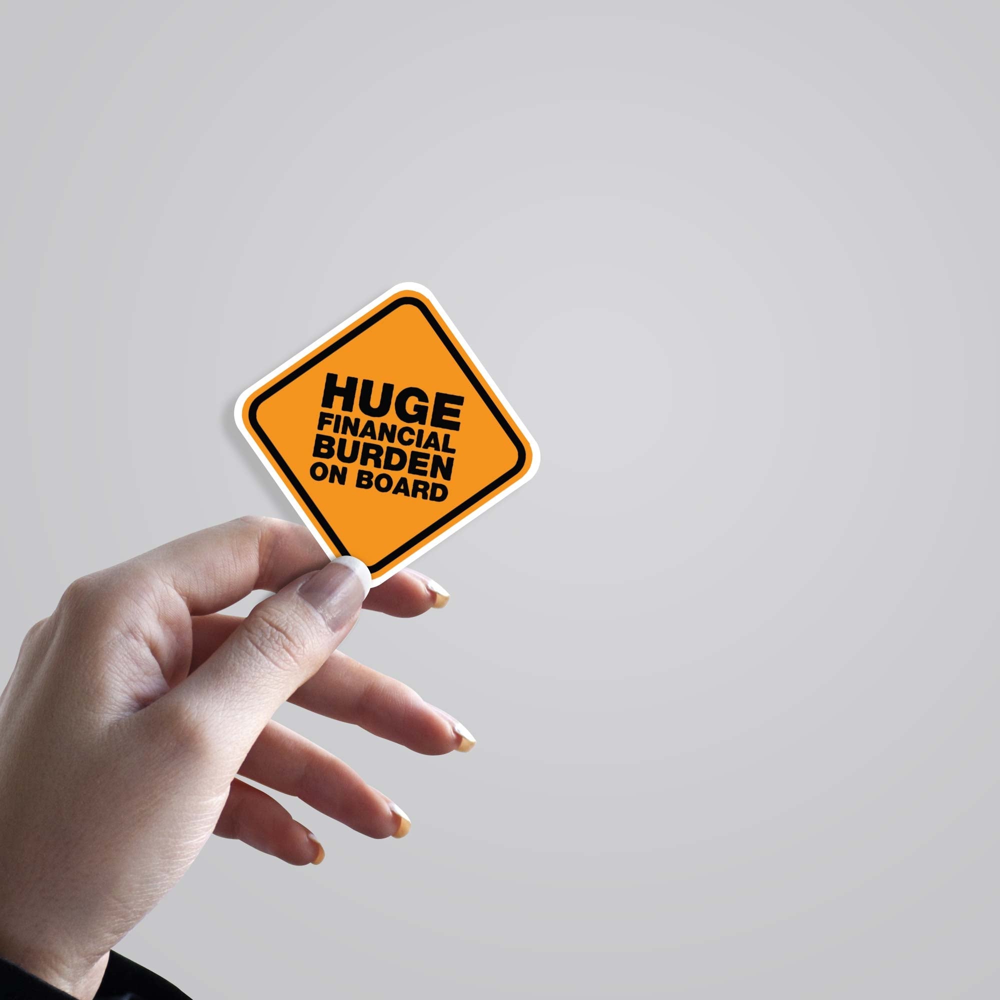 Huge financial burden on board Witty Stickers