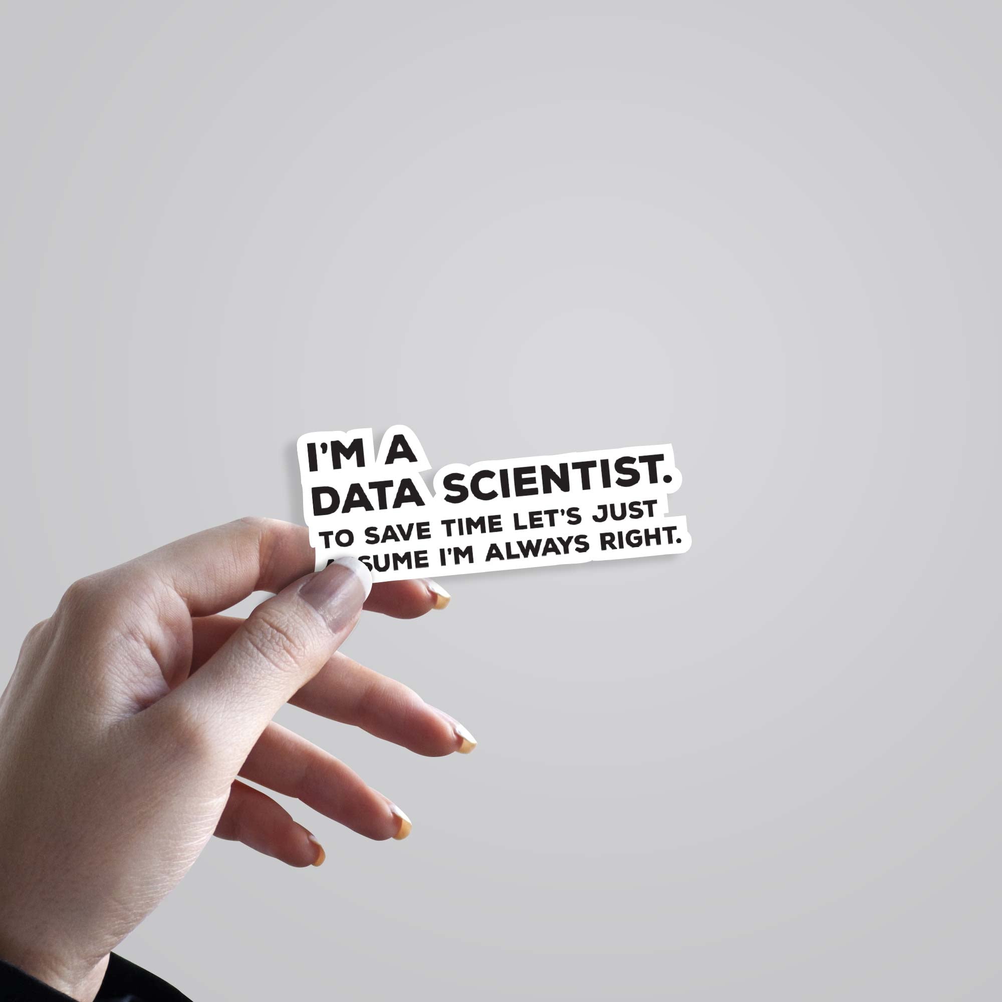 I'm a Data Scientist Witty Stickers