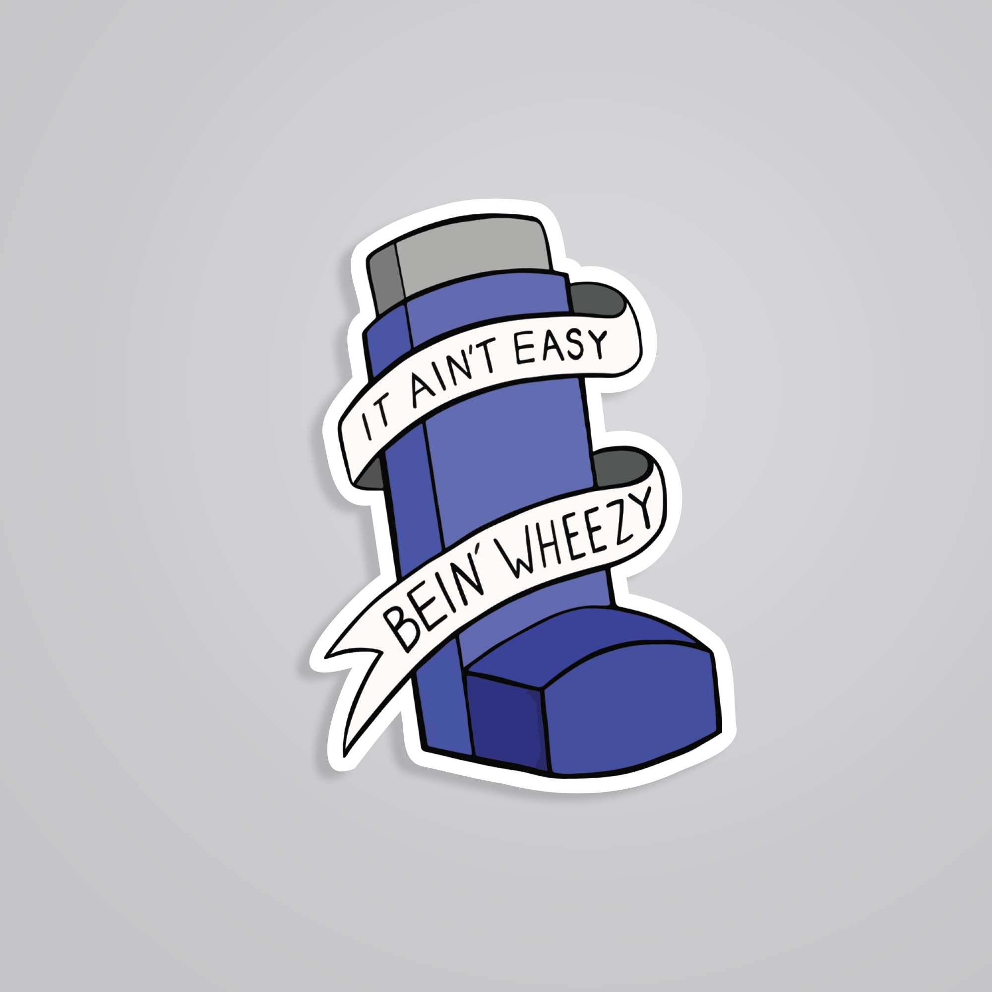 Fomo Store Stickers Witty It ain't easy being wheezy
