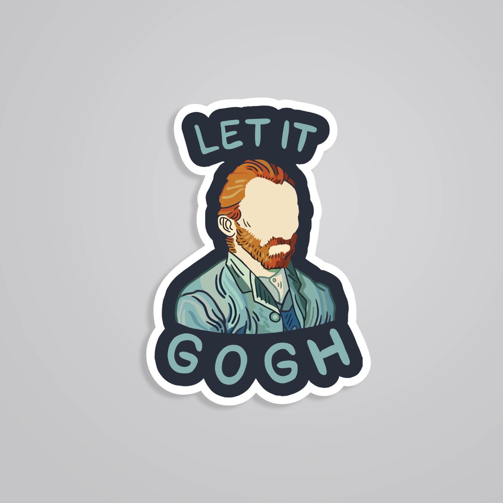 Fomo Store Stickers Witty Let it GOGH
