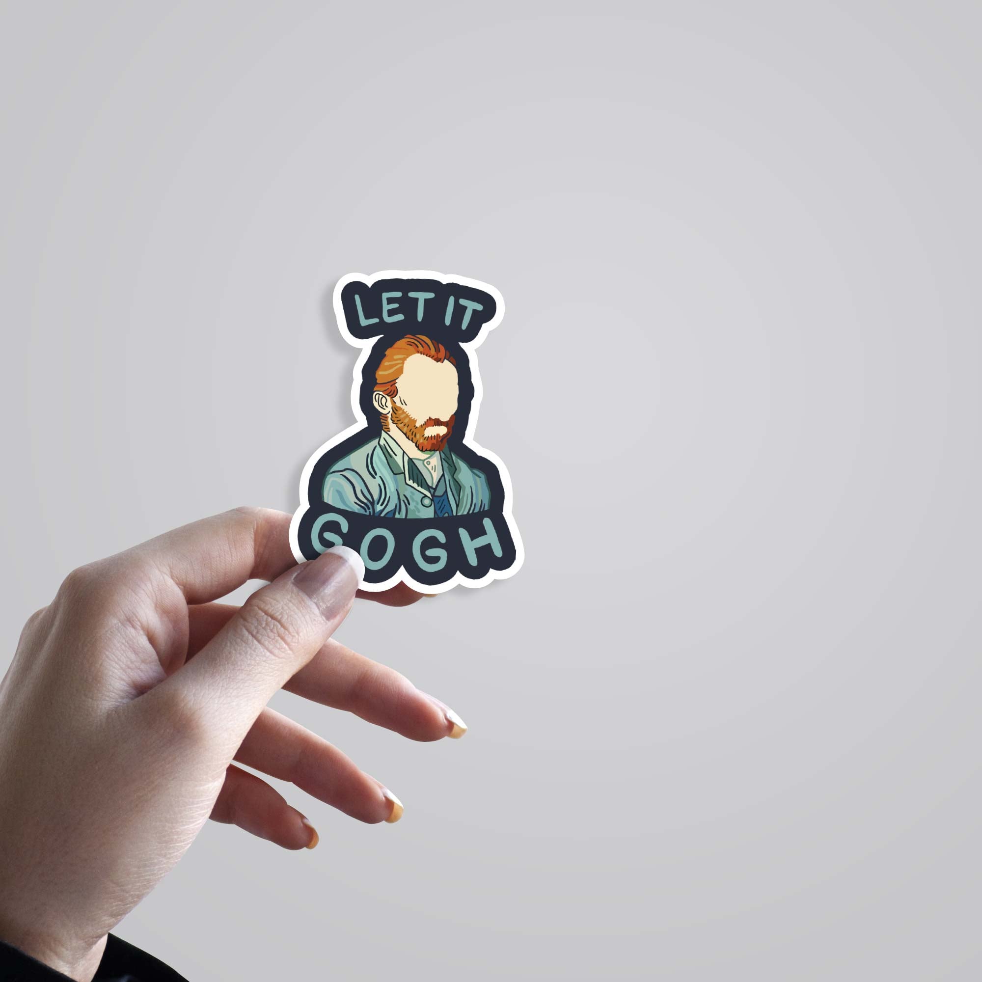 Let it GOGH Witty Stickers