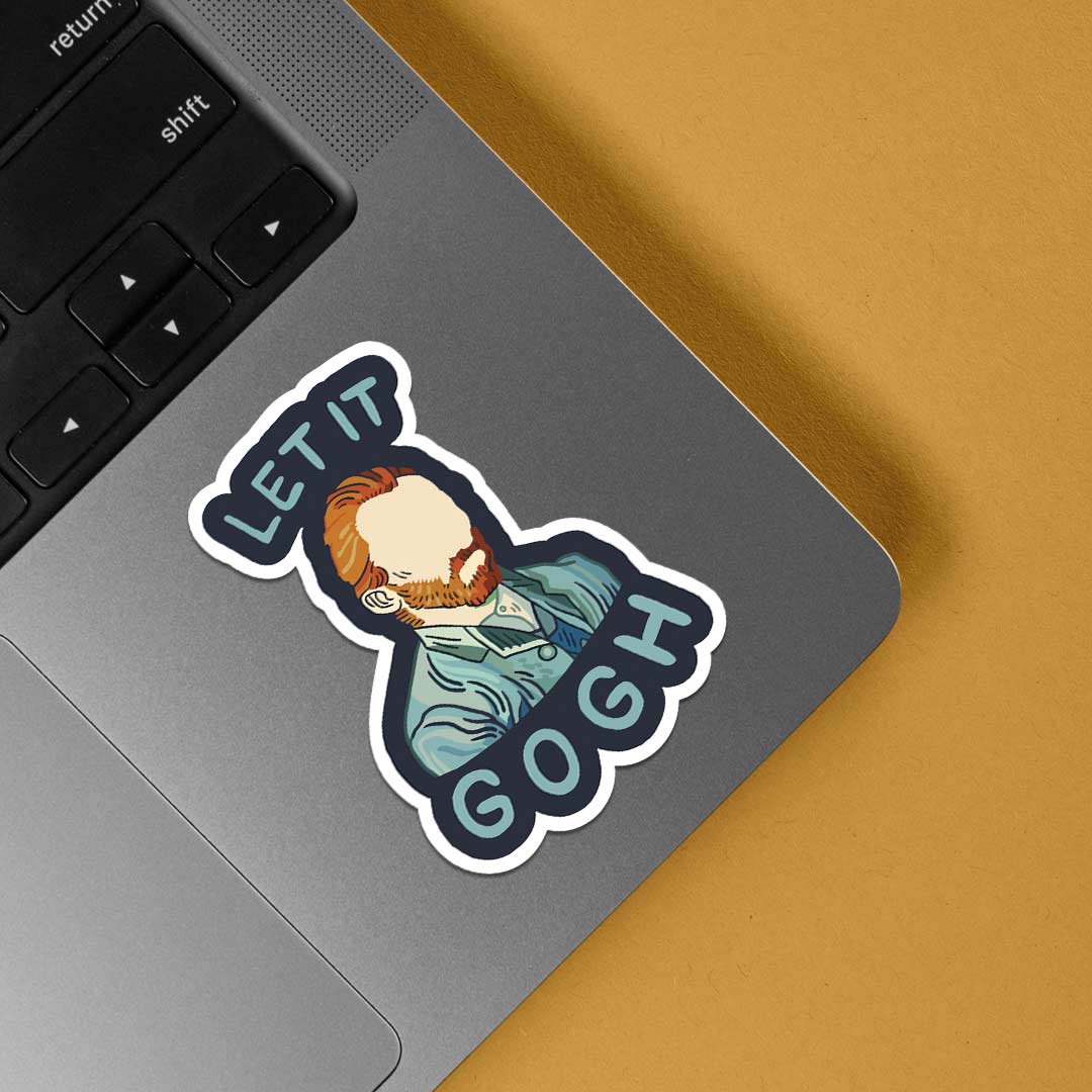 Let it GOGH Witty Stickers