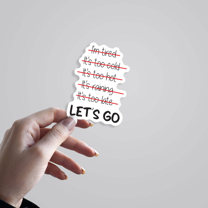 Let's Go Stickers - Get Moving