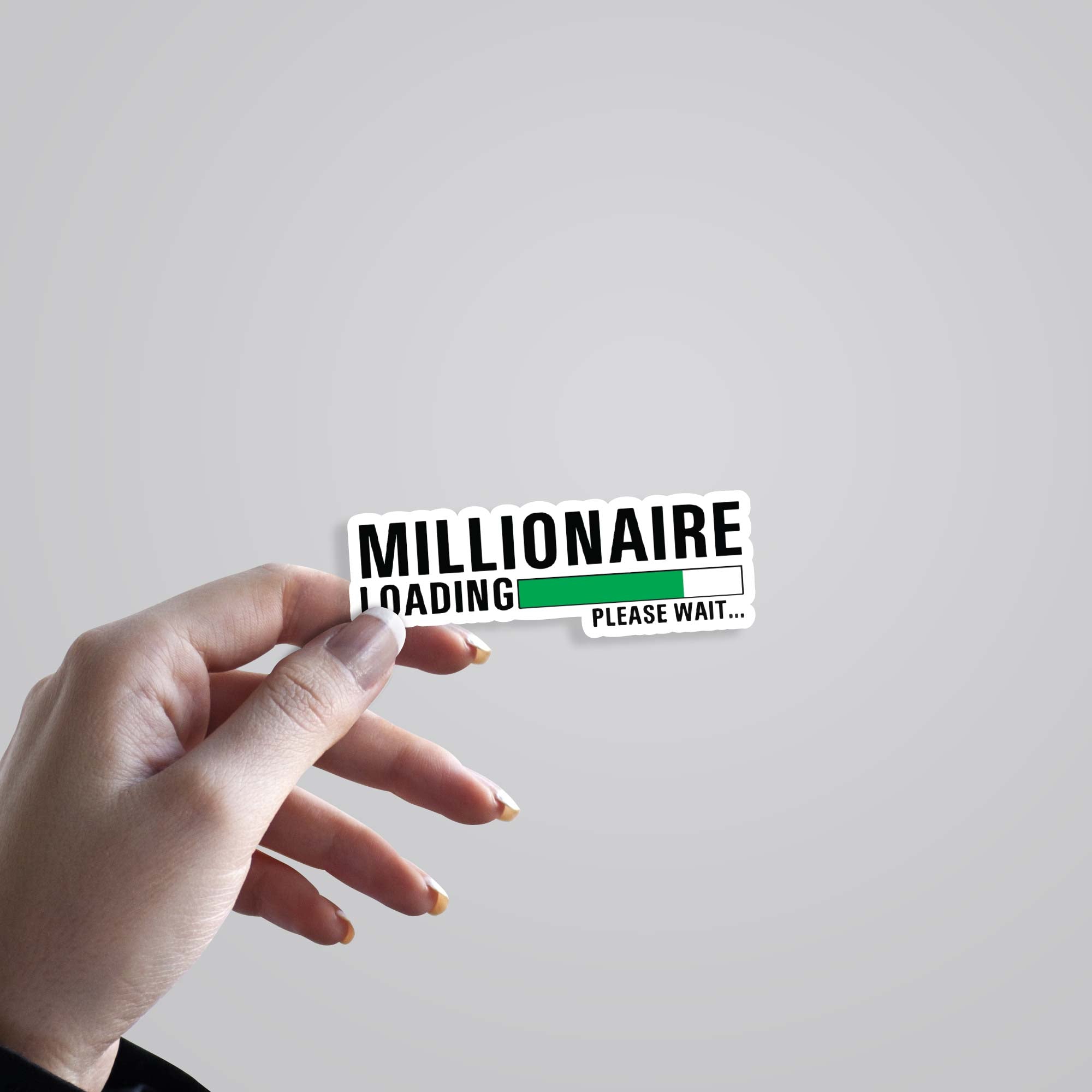 Millionaire loading Witty Stickers
