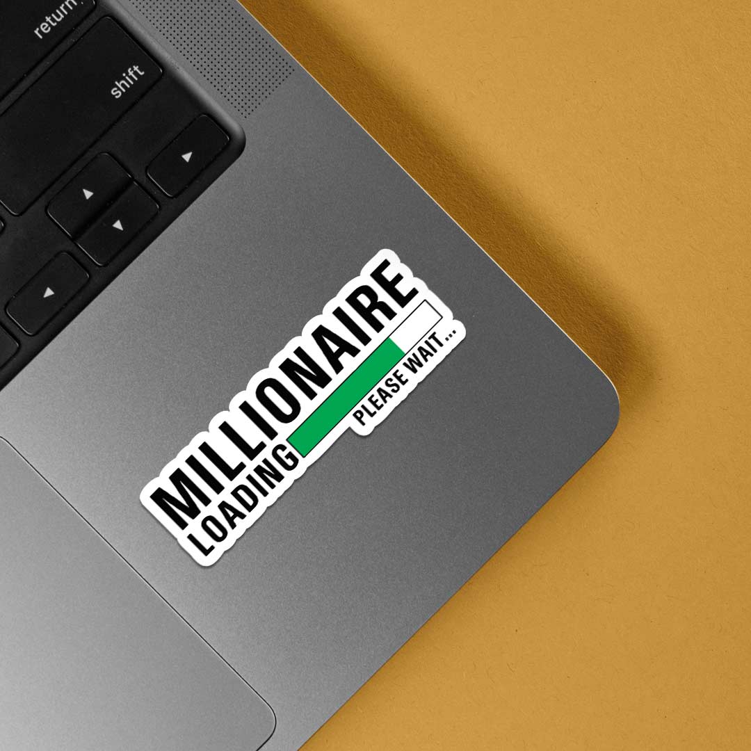 Millionaire loading Witty Stickers